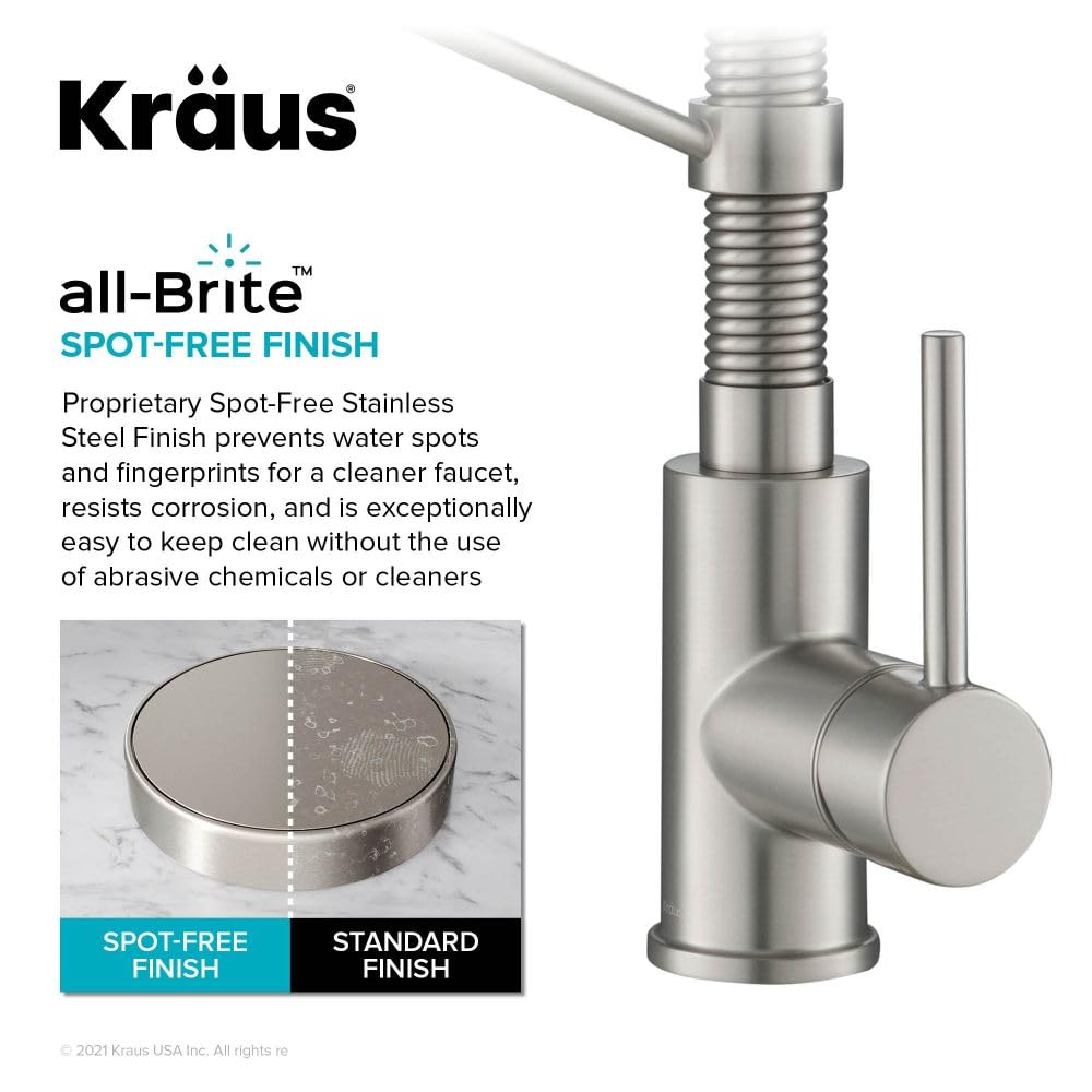 Open Box - Kraus KFF-1610SFS - Kitchen Faucet
