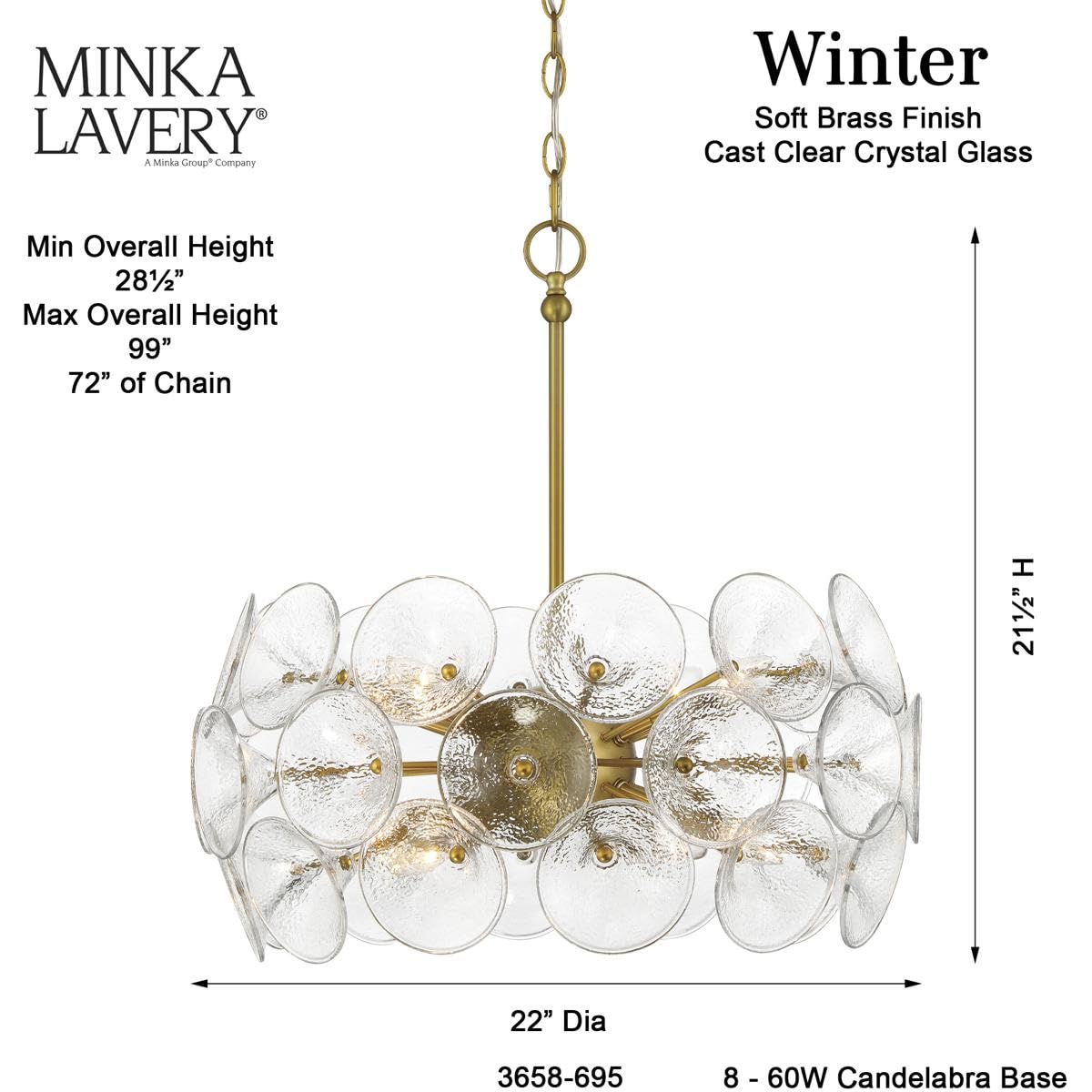 Open Box - Minka Lavery 3658-695 - Chandeliers Indoor Lighting