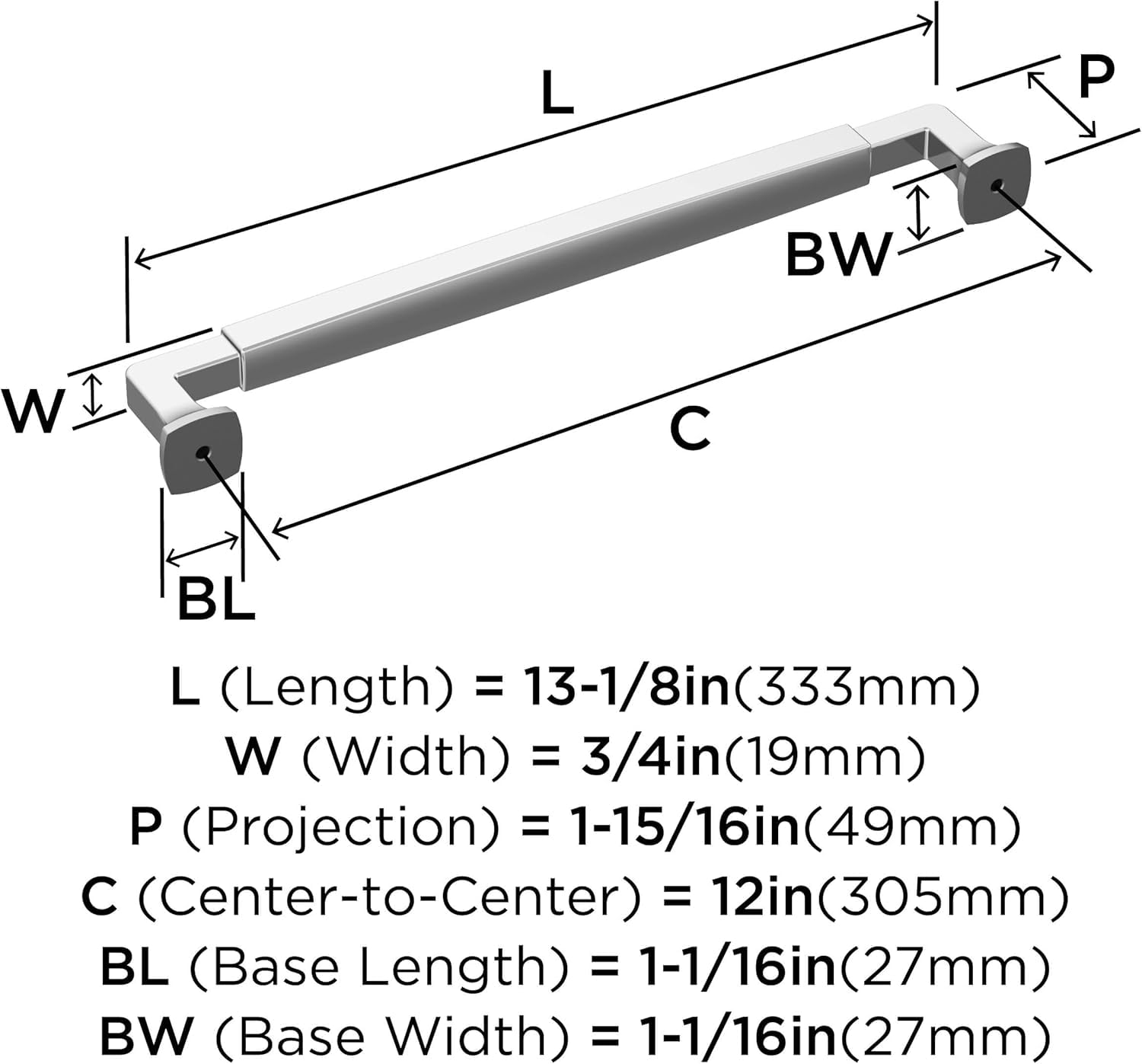 Open Box - Amerock BP5406026 - Pulls Cabinet Hardware