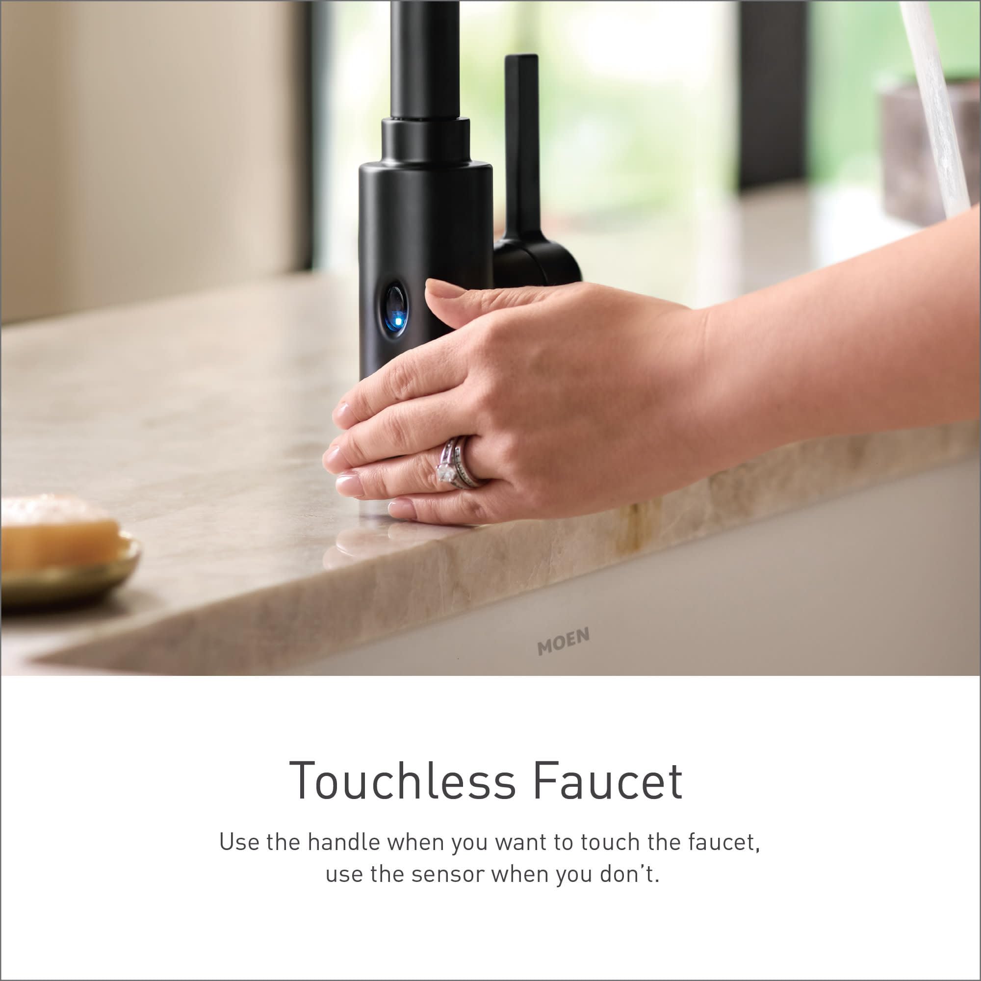 Open Box - Moen 9126EWBZG - Kitchen Faucet