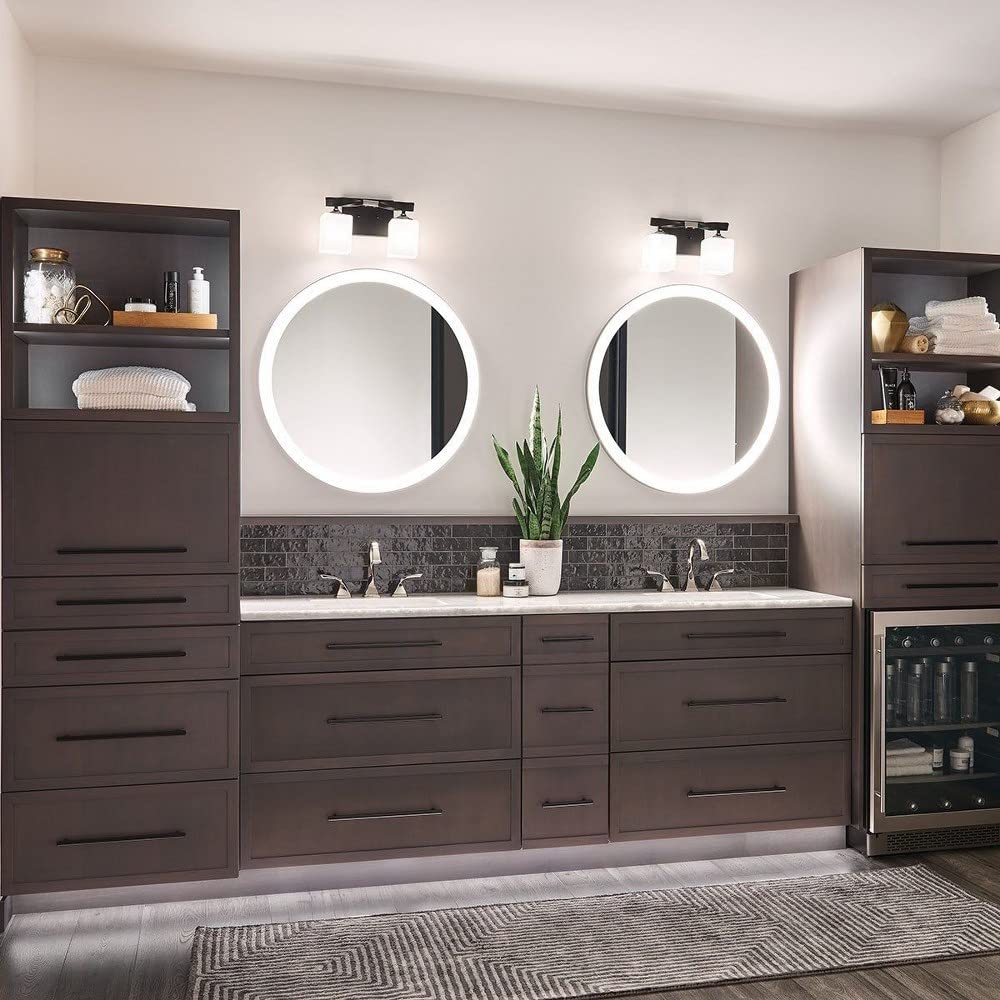Open Box - Kichler 55001BK - Bathroom Fixtures Indoor Lighting