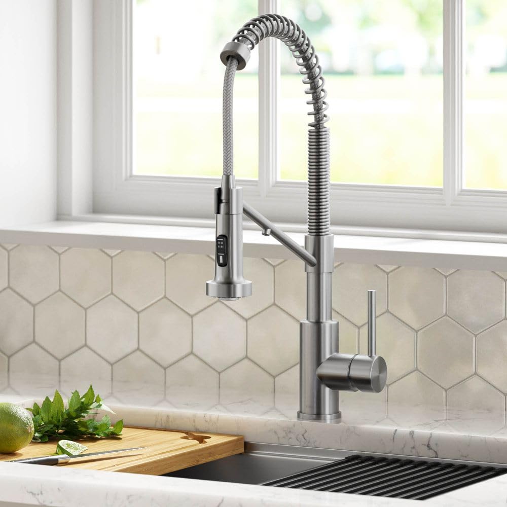 Open Box - Kraus KFF-1610SFS - Kitchen Faucet