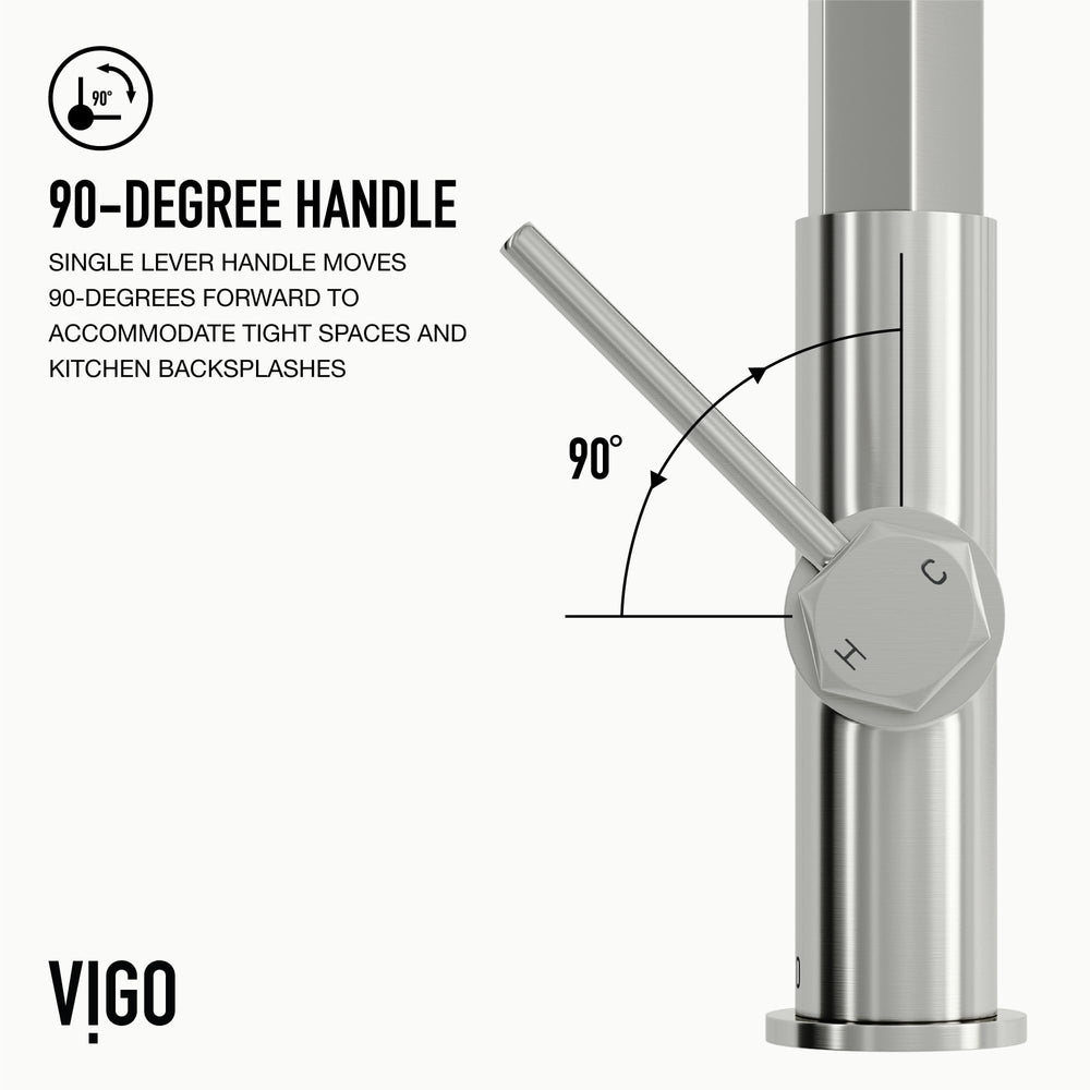 Open Box - Vigo VG02034ST - Kitchen Faucet