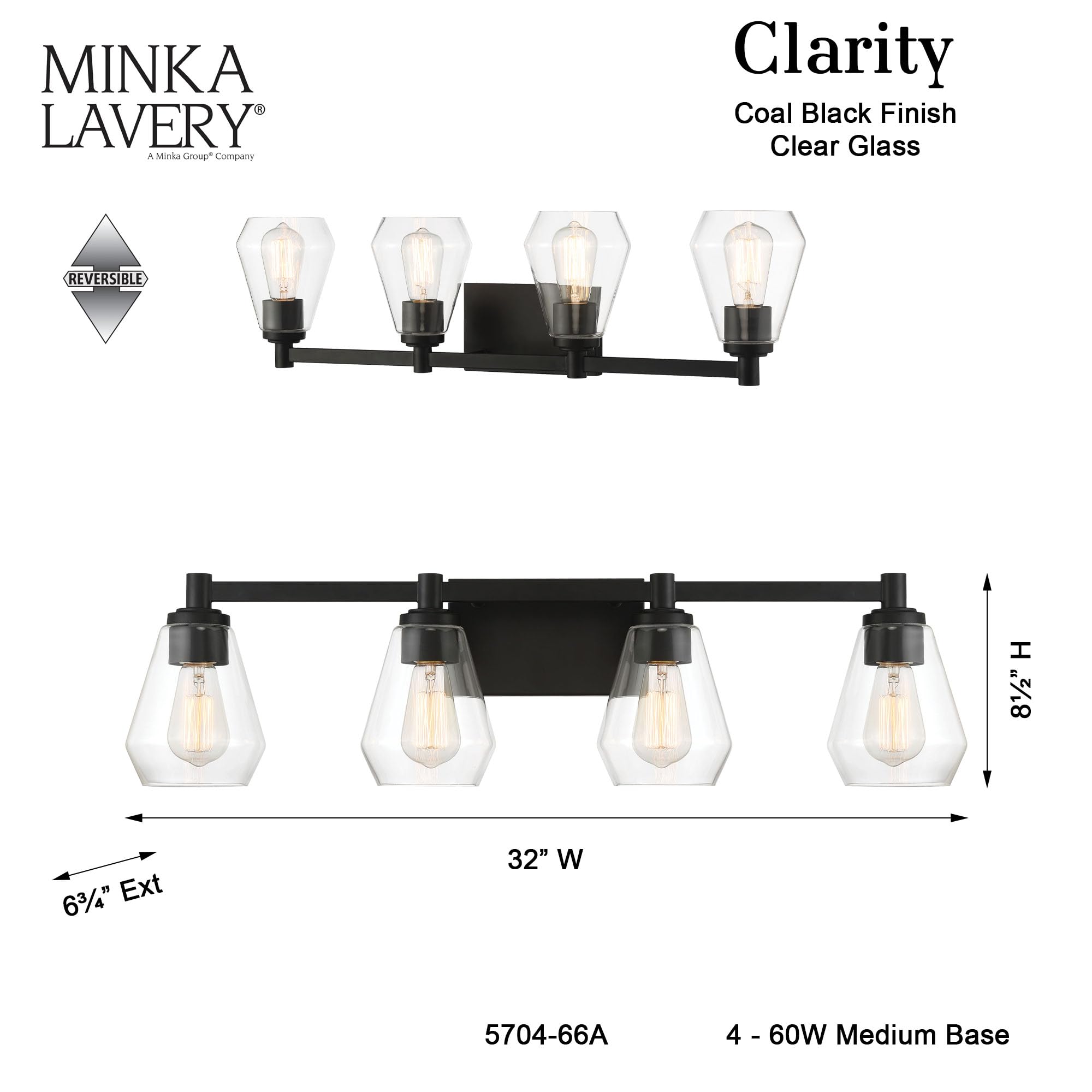 Open Box - Minka Lavery 5704-66A - Bathroom Fixtures Indoor Lighting