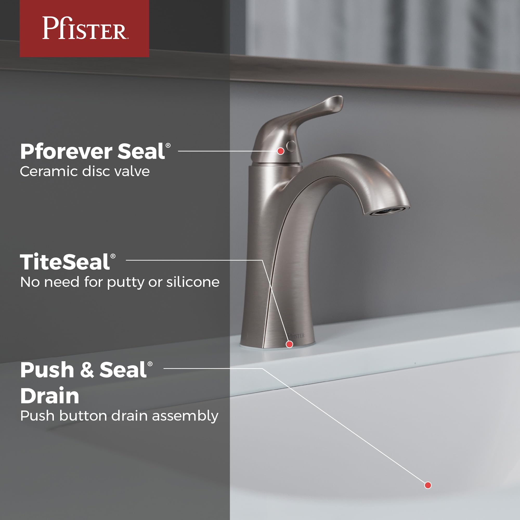 Open Box - Pfister LF-042-MALGS - Bathroom Sink Faucets Faucet