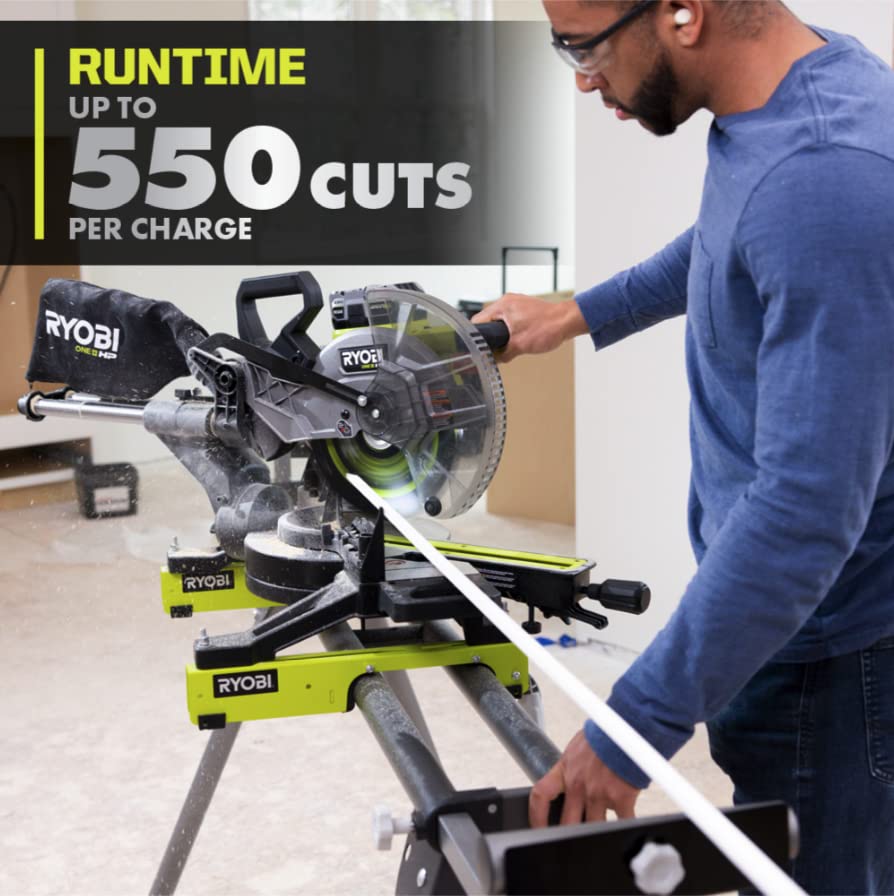 Open Box - RYOBI 18V ONE+ HP Brushless Cordless 10-inch Mitre Saw Kit with 4.0 HP Battery and Charger RYOBIBullseye Deals