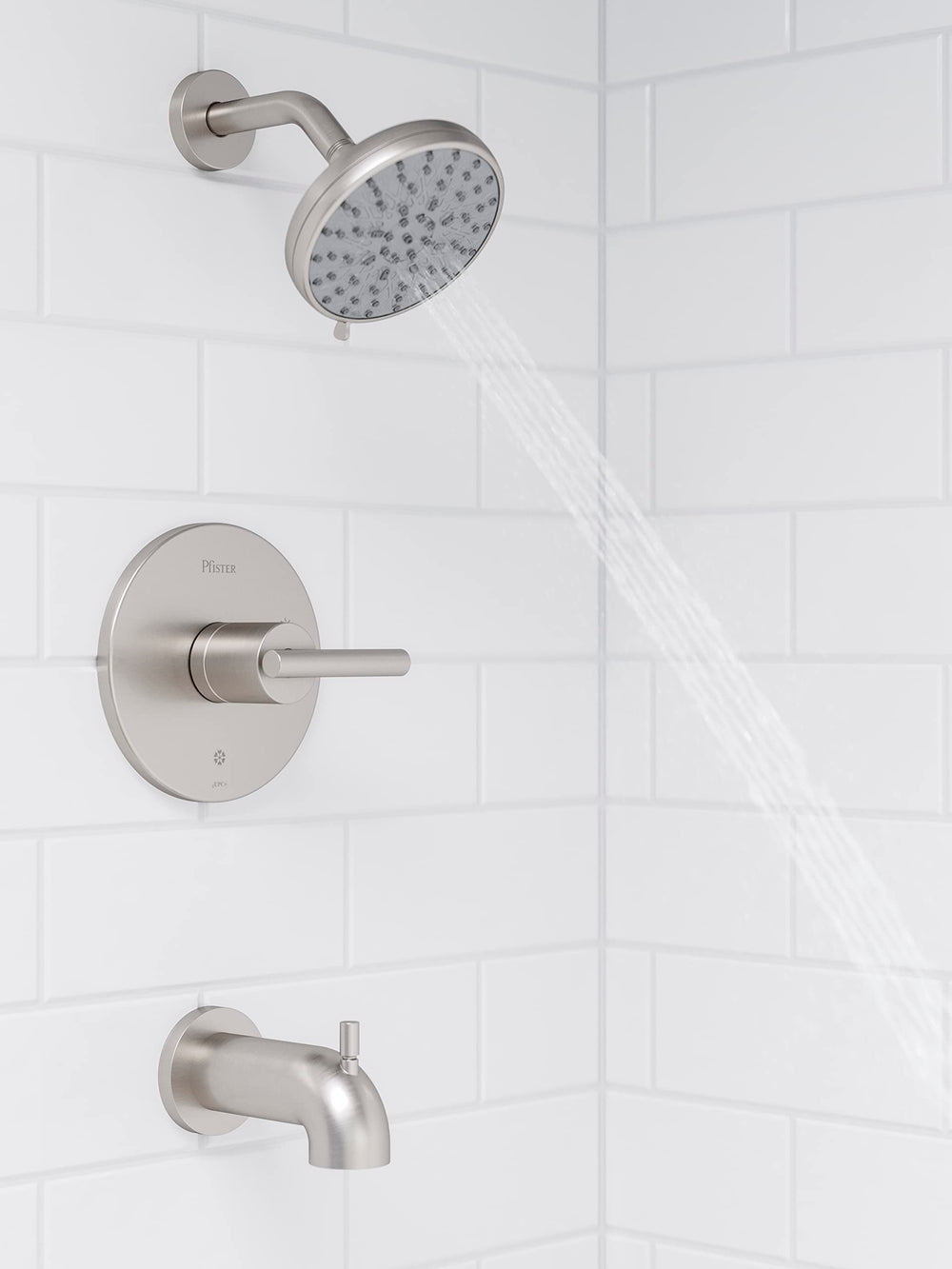 Open Box - Pfister 8P8-WS2-ZLSGS - Tub and Shower Showers