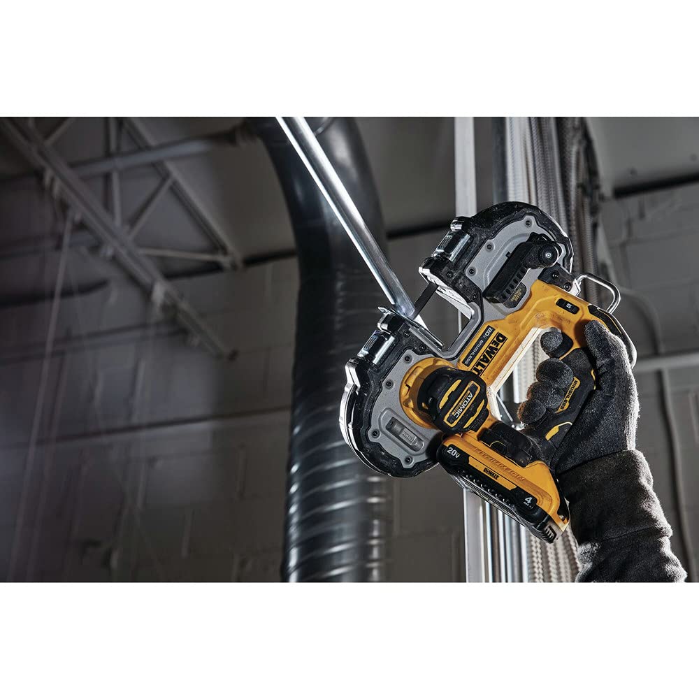 Open Box - DEWALT ATOMIC 20-Volt MAX Cordless Brushless Compact 1-3/4 in. Bandsaw (Tool-Only) DEWALTBullseye Deals