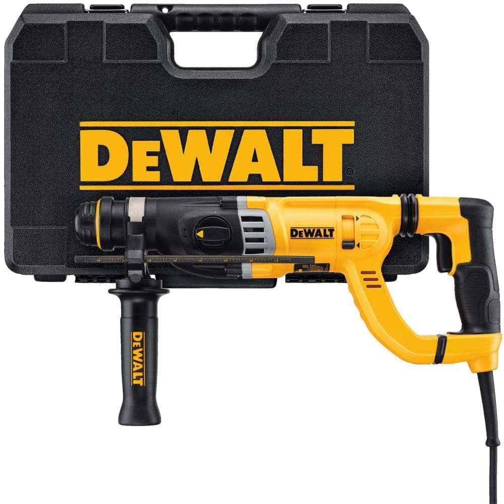 Open Box -  DEWALT D25263K D-Handle SDS Rotary Hammer with Shocks, 1-1/8"
