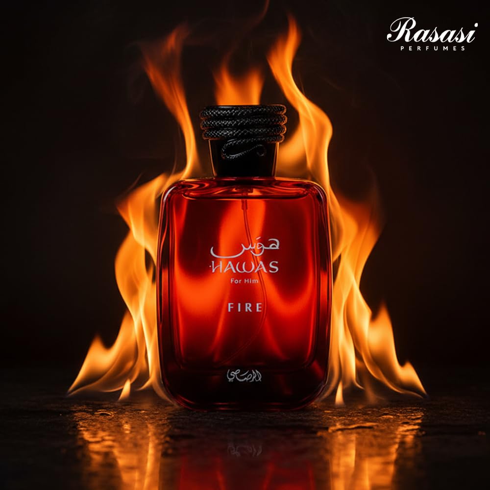 Perfume Hawas Fire Para Hombre De Rasasi Edp 100ml