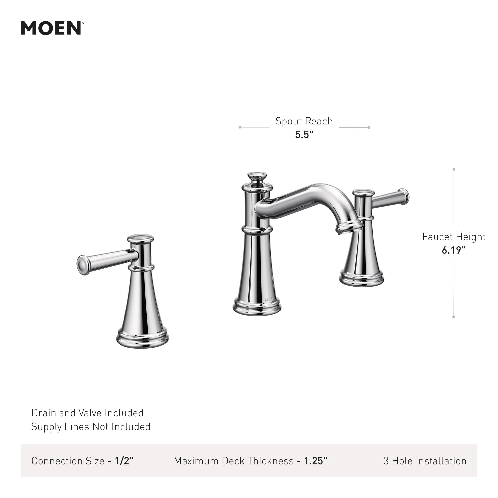 Open Box - Moen TV6405 - Bathroom Sink Faucets Faucet