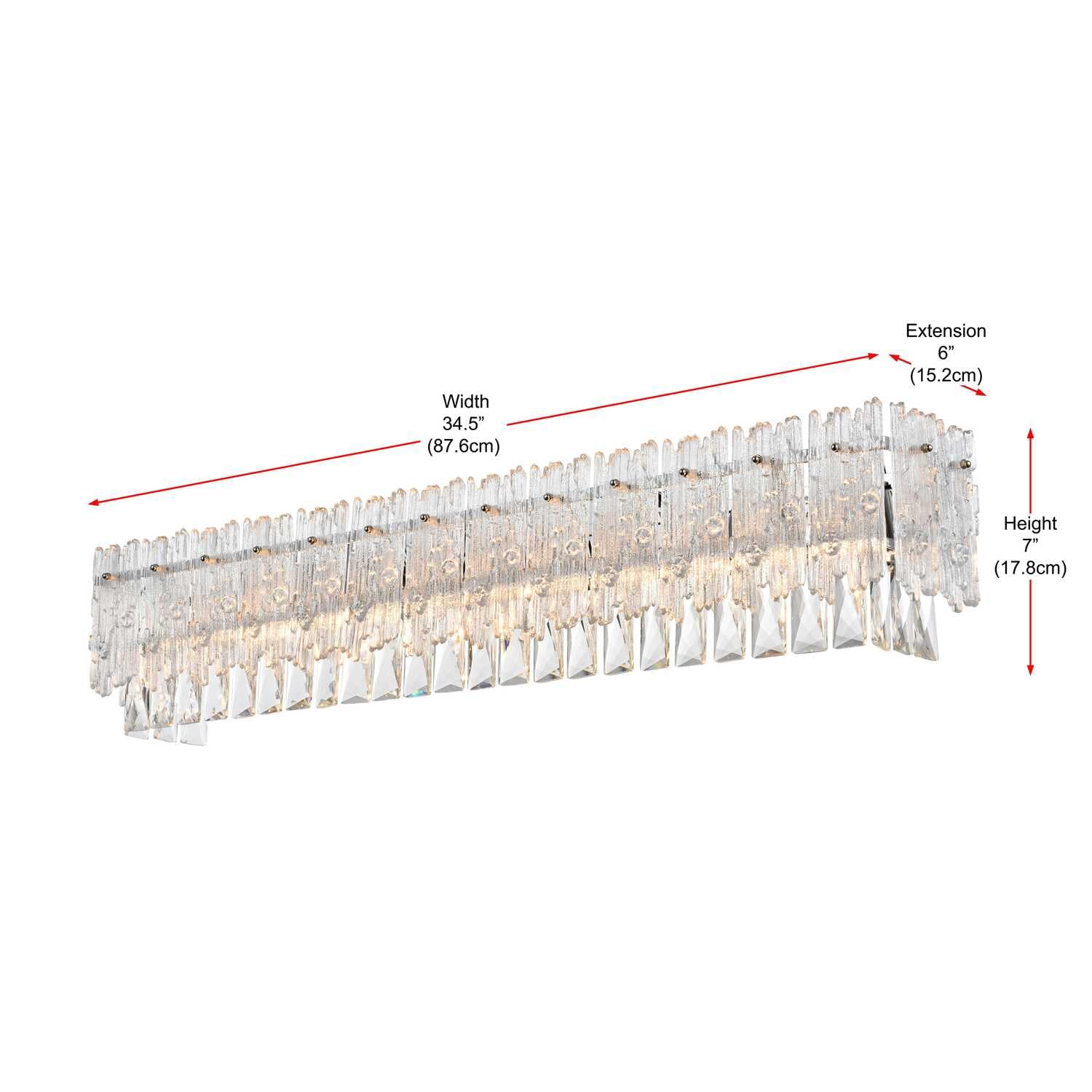 Open Box - Elegant Lighting 1780W35C - Wall Sconces Indoor Lighting