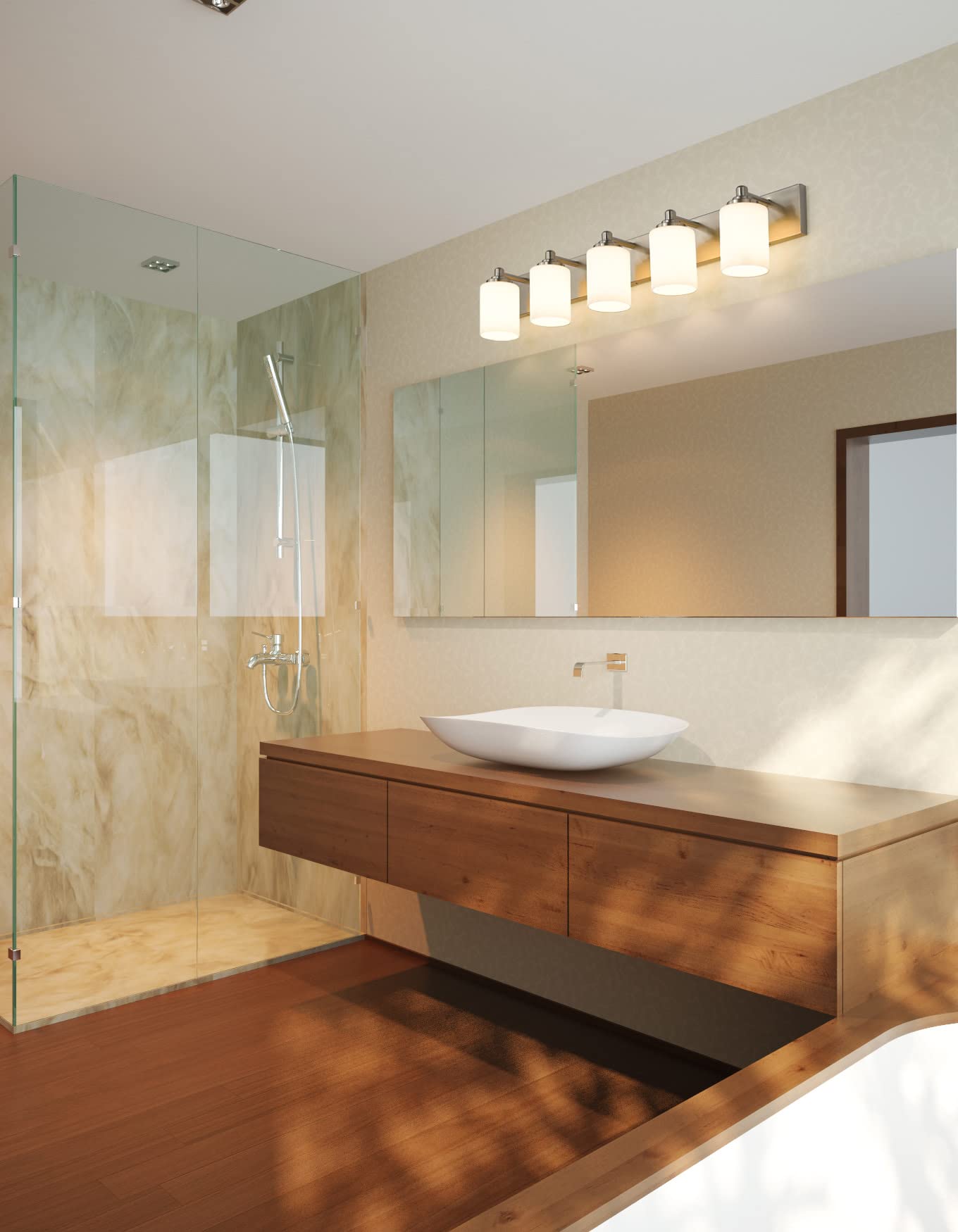 Open Box - Z-Lite 485-5V-MB - Bathroom Fixtures Indoor Lighting