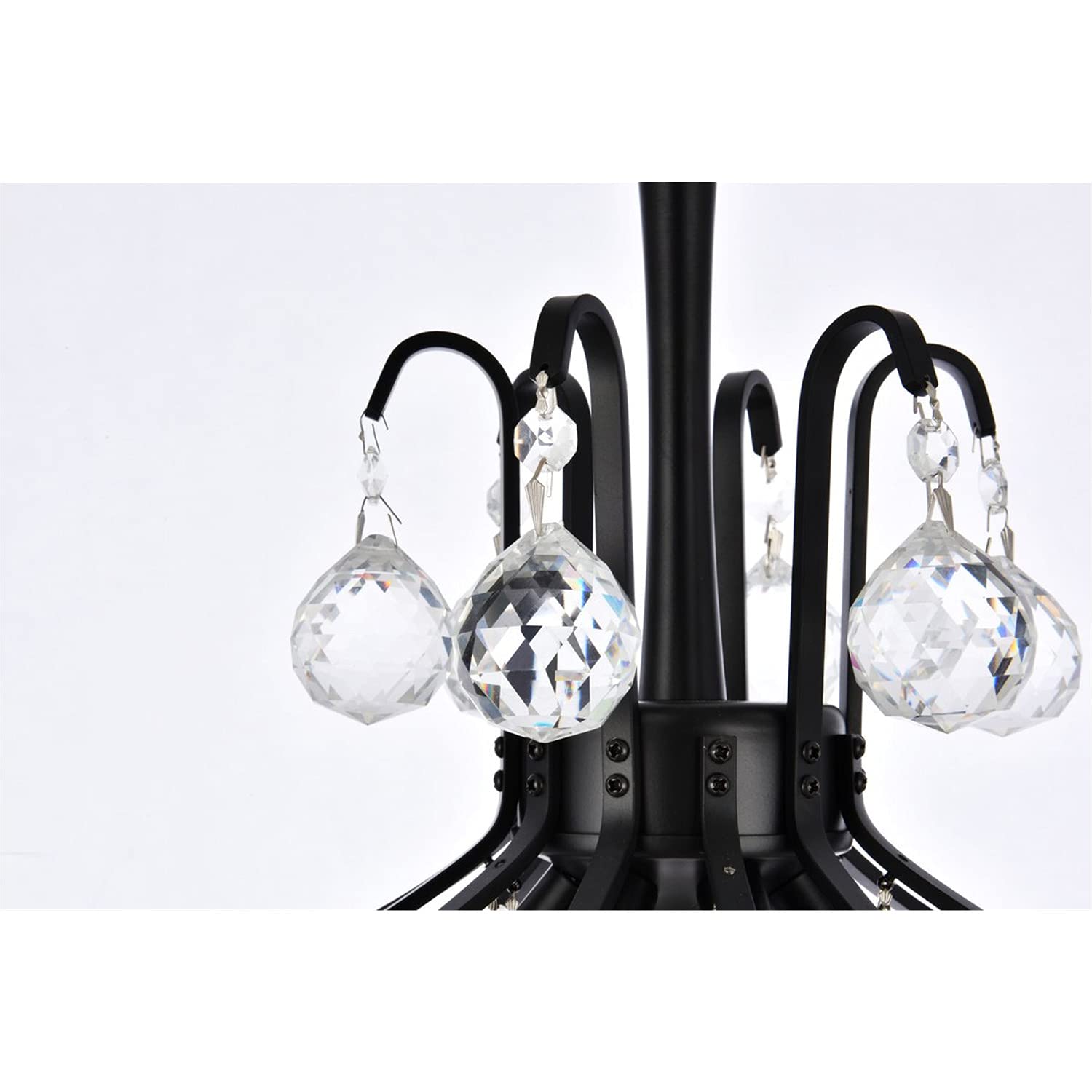 Open Box - Elegant Lighting V8000D16BK/RC - Pendants Indoor Lighting