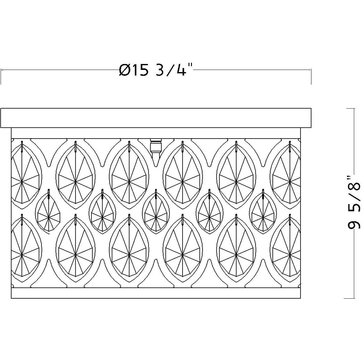 Open Box - Z-Lite 6010F15MB - Ceiling Fixtures Indoor Lighting