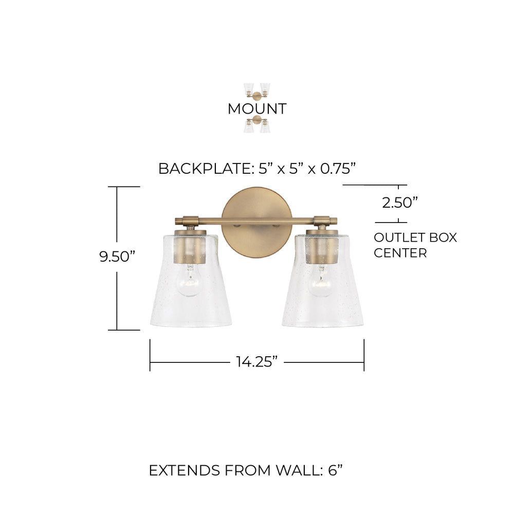 Open Box - Capital Lighting 146921BN-533 - Bathroom Fixtures Indoor Lighting