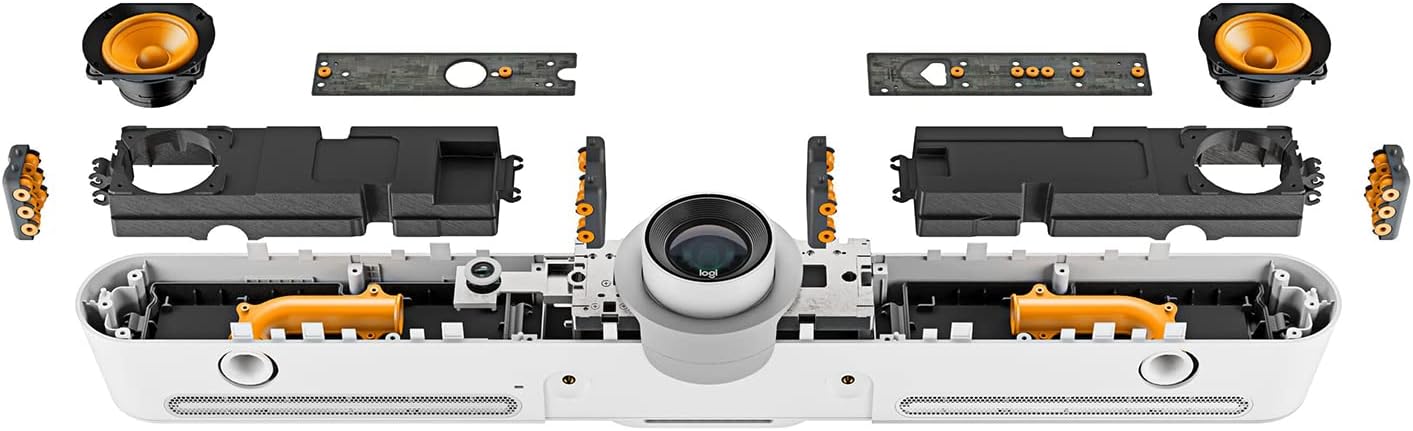Refurbished - WEBCAM-Rally Bar-OFF-WHITE-USB-PLUGB-AMR-403-US/CA/MX