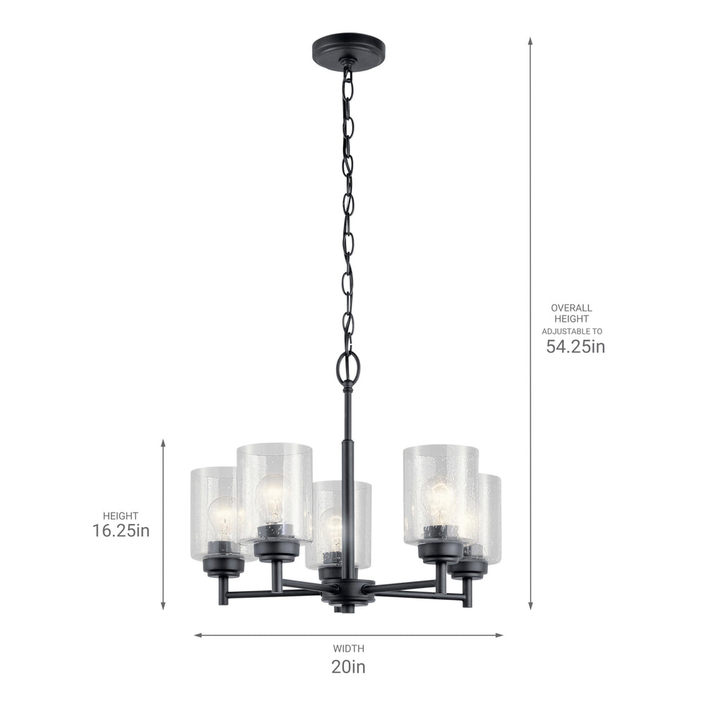 Open Box - Kichler 44030BK - Chandeliers Indoor Lighting