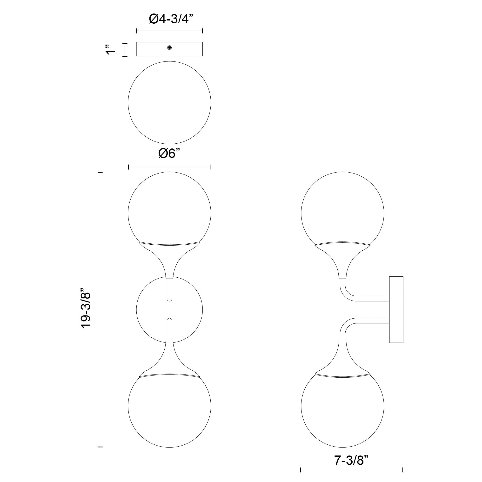 Open Box - Alora Lighting WV505219AGOP - Bathroom Fixtures Indoor Lighting