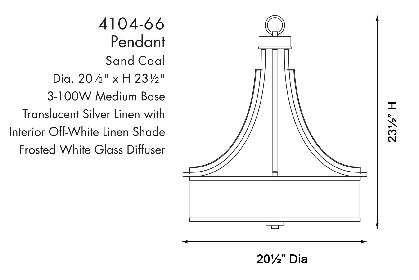 Open Box - Minka Lavery 4104-66 - Pendants Indoor Lighting
