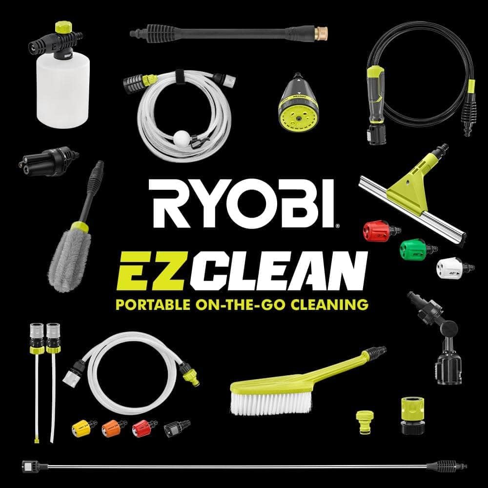 Open Box -  RYOBI ONE+ HP 18V Brushless EZClean 600 PSI 0.7 GPM Cordless Cold Water Power Cleaner (Tool Only)