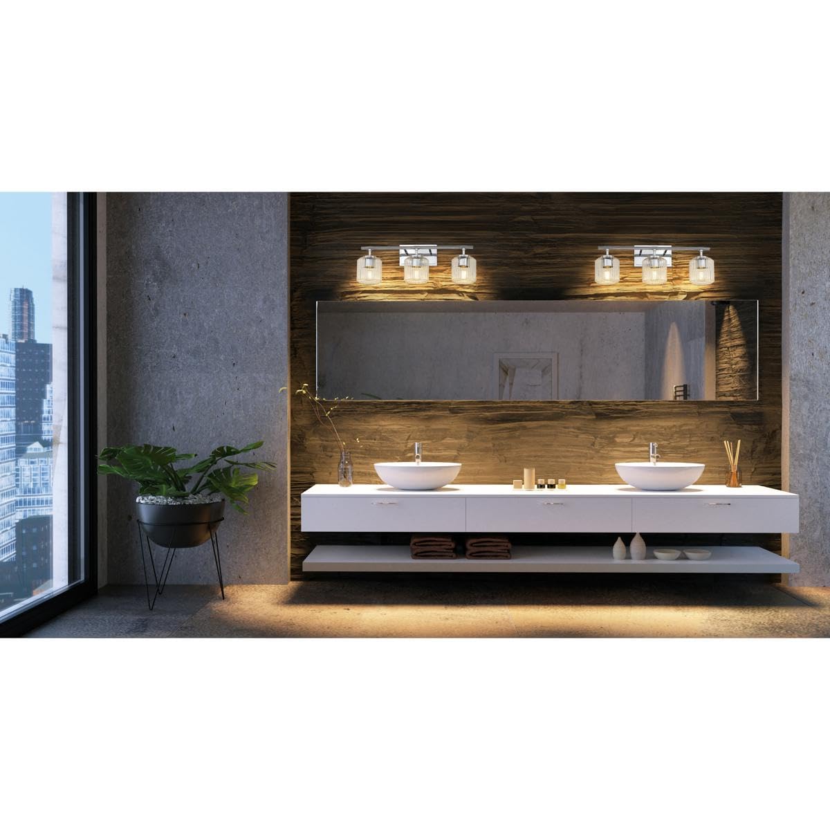 Open Box - Z-Lite 7515-3V-CH - Bathroom Fixtures Indoor Lighting