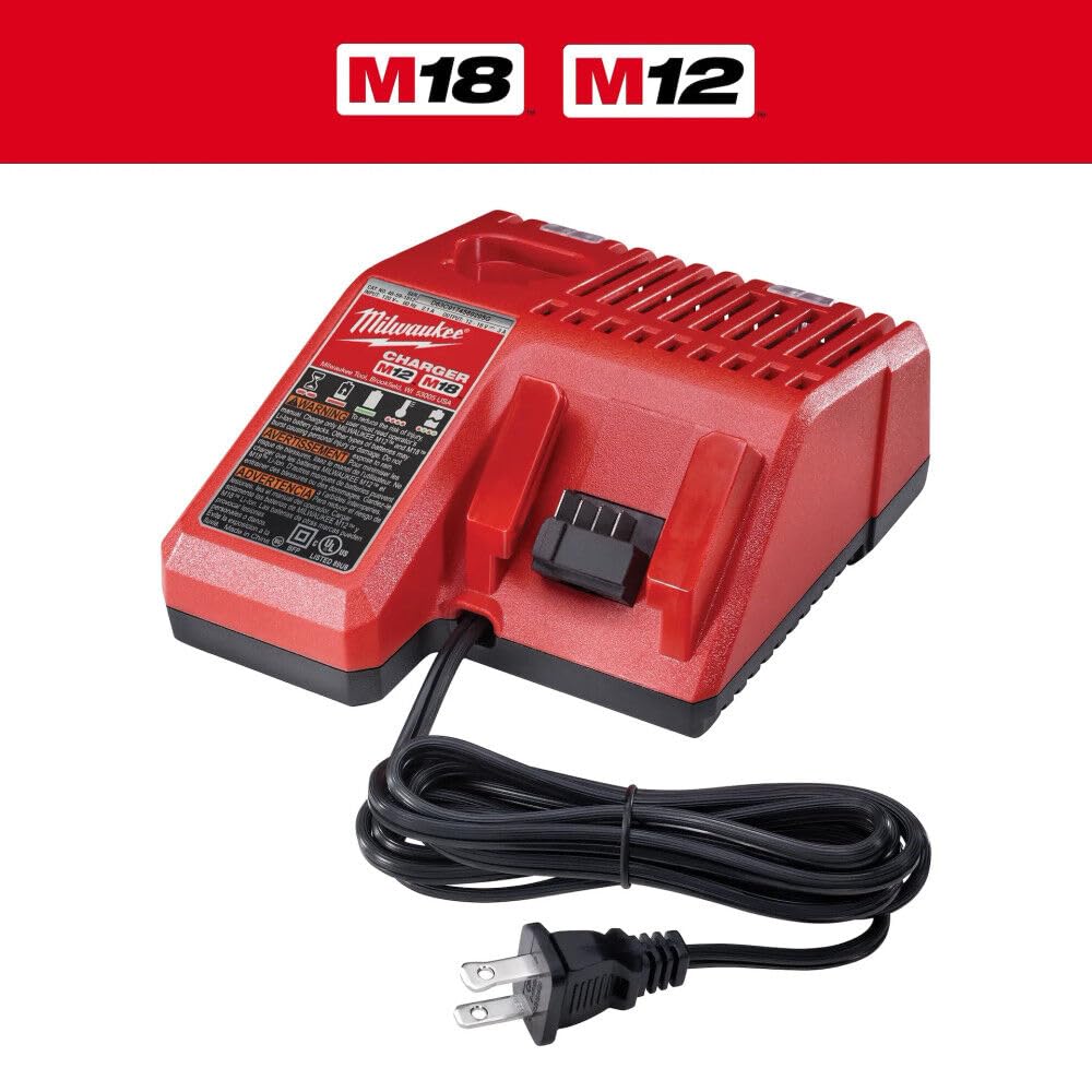 Open Box -  Milwaukee M18 18-Volt Lithium-Ion XC Starter Kit with Two 5.0Ah Batteries and Charger MilwaukeeBullseye Deals