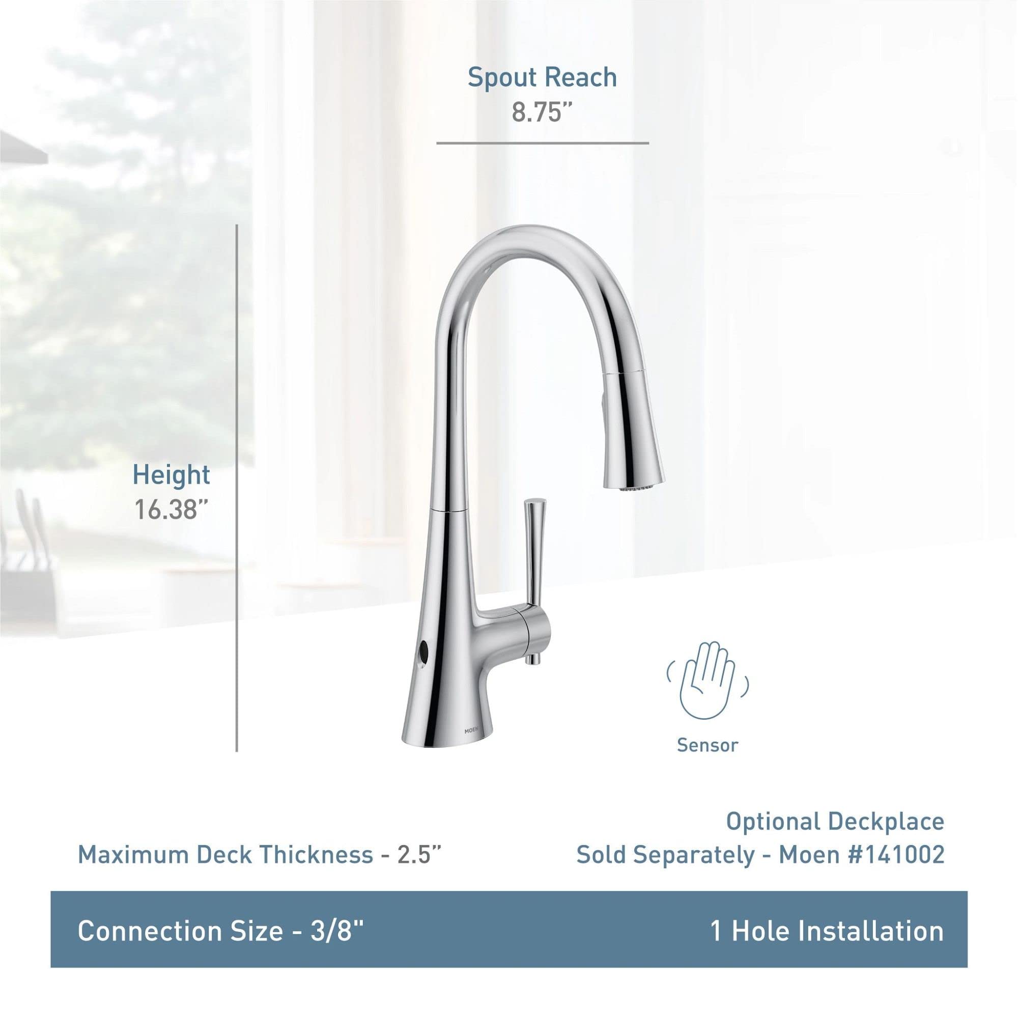 Open Box - Moen 9126EWNL - Kitchen Faucet