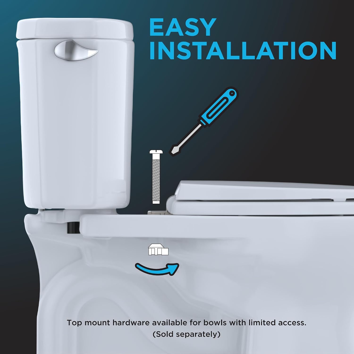Open Box - Toto SS224#12 Guinevere Elongated Closed-Front Toilet Seat and Lid with SoftClose Technology