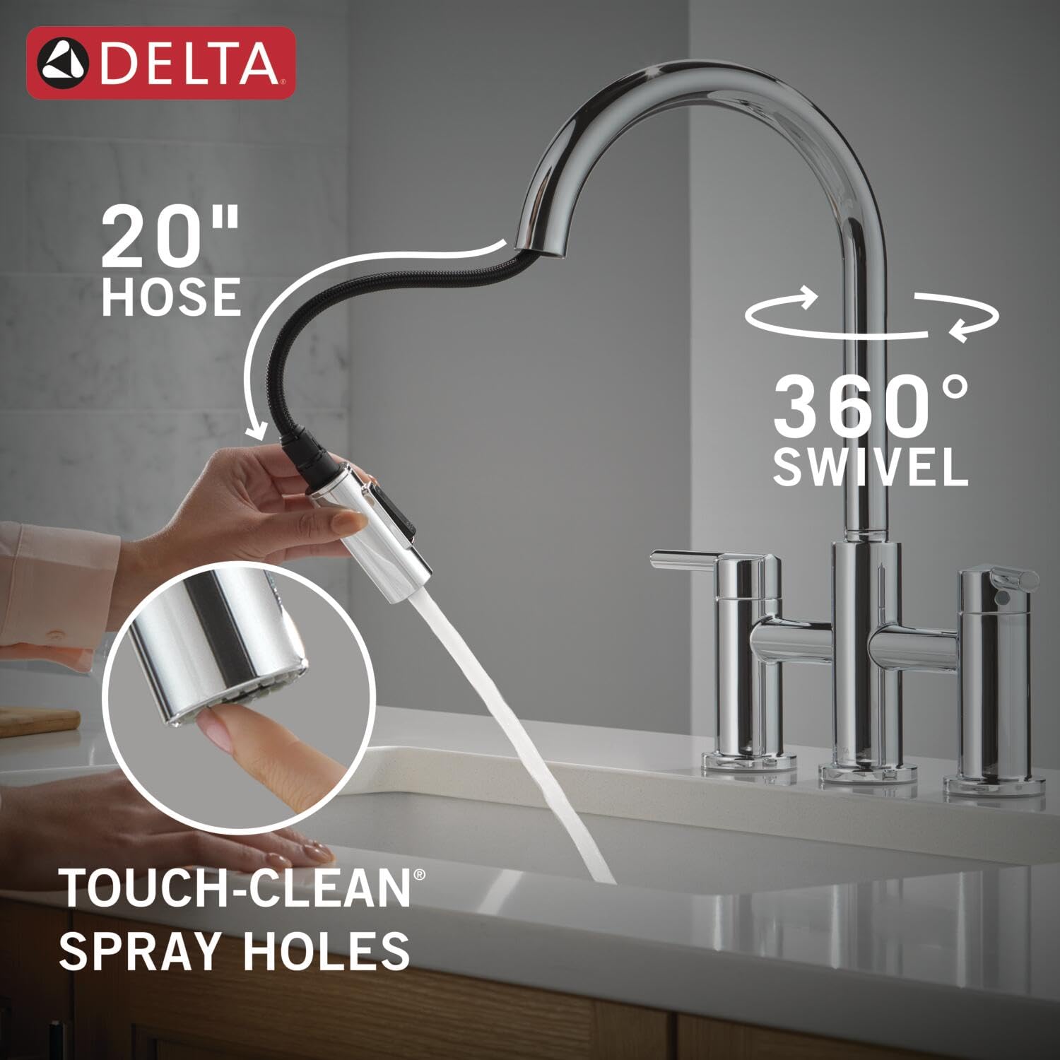 Open Box - Delta 39876LF - Kitchen Faucet