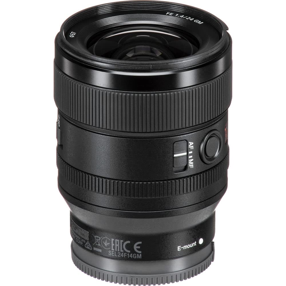 Certified Refurbished - Sony E-mount FE 24mm F1.4 GM Full Frame Wide-angle Prime Lens (SEL24F14GM) SonyBullseye Deals