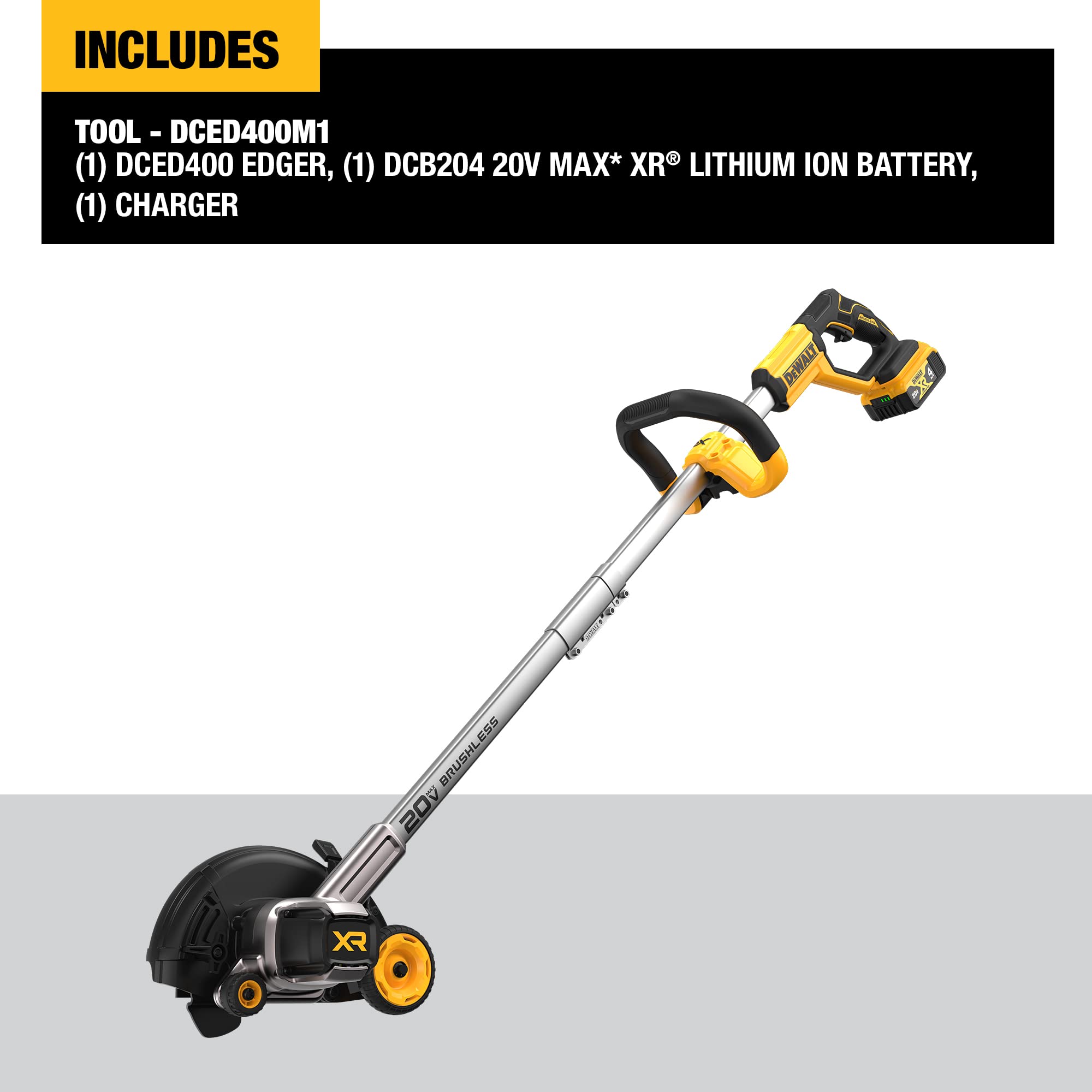 Open Box -  DEWALT 20-Volt Lithium-Ion Cordless Edger Kit with 4 Ah Battery and Charger DEWALTBullseye Deals