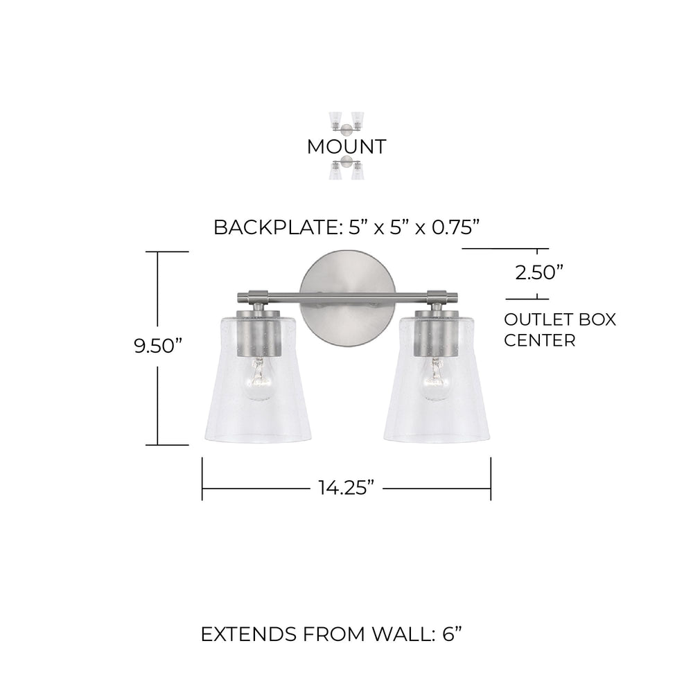 Open Box - Capital Lighting 146921BN-533 - Bathroom Fixtures Indoor Lighting