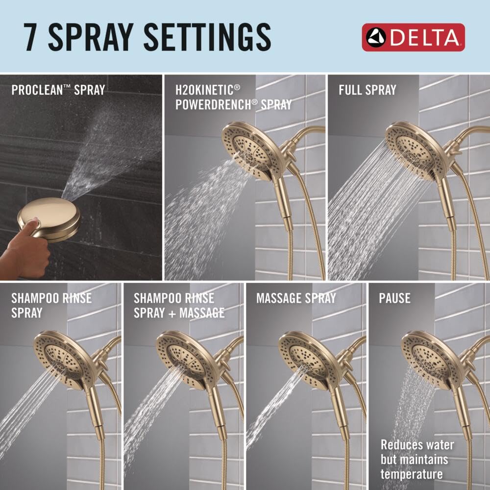 Open Box - Delta 58651-CZ-PR - Shower Heads Showers