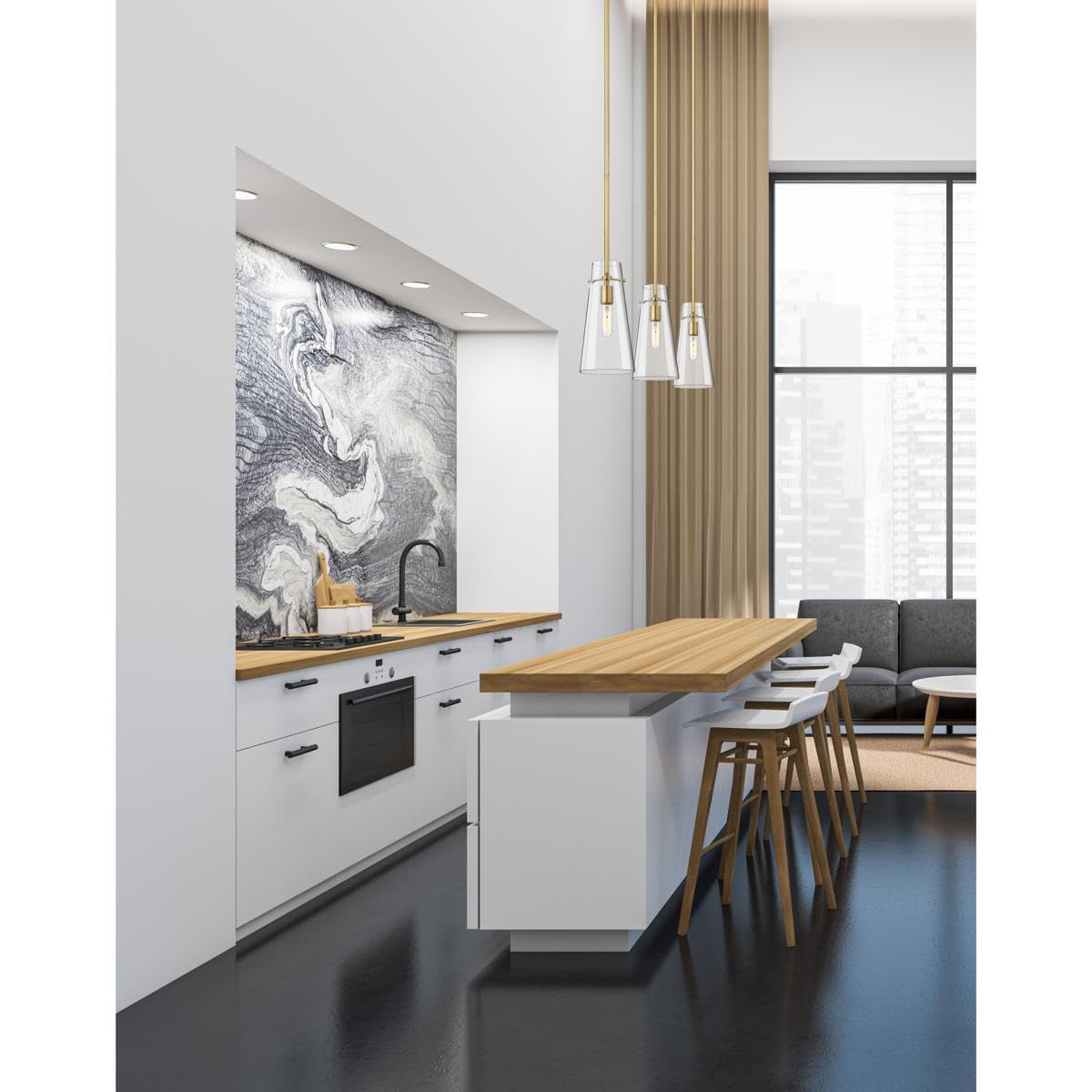 Open Box - Z-Lite 7508P-ROD-MGLD - Pendants Indoor Lighting