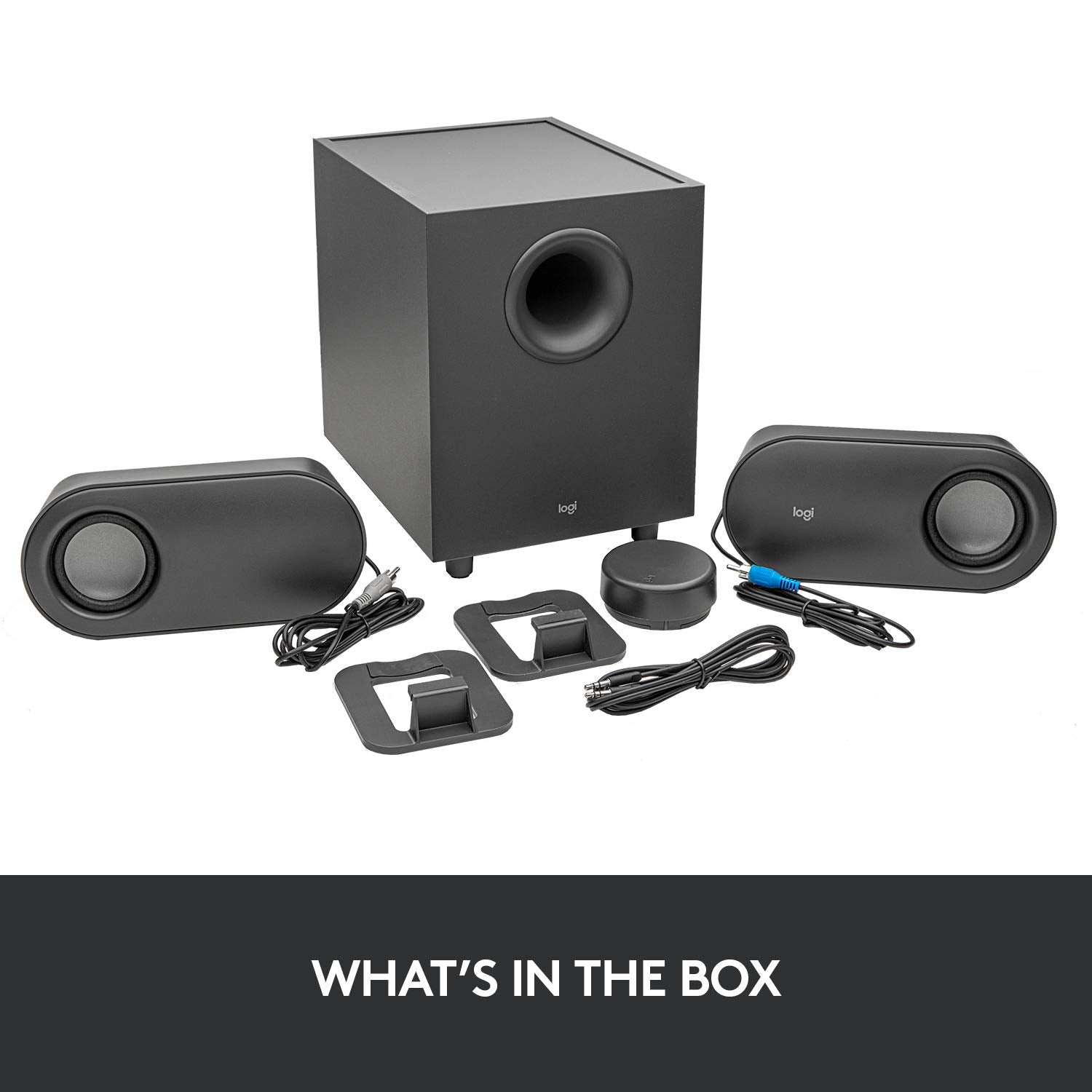 Open Box -  Z407 Bluetooth computer speakers with subwoofer and wireless control-GRAPHITE-BT-PLUGA- 980-001347