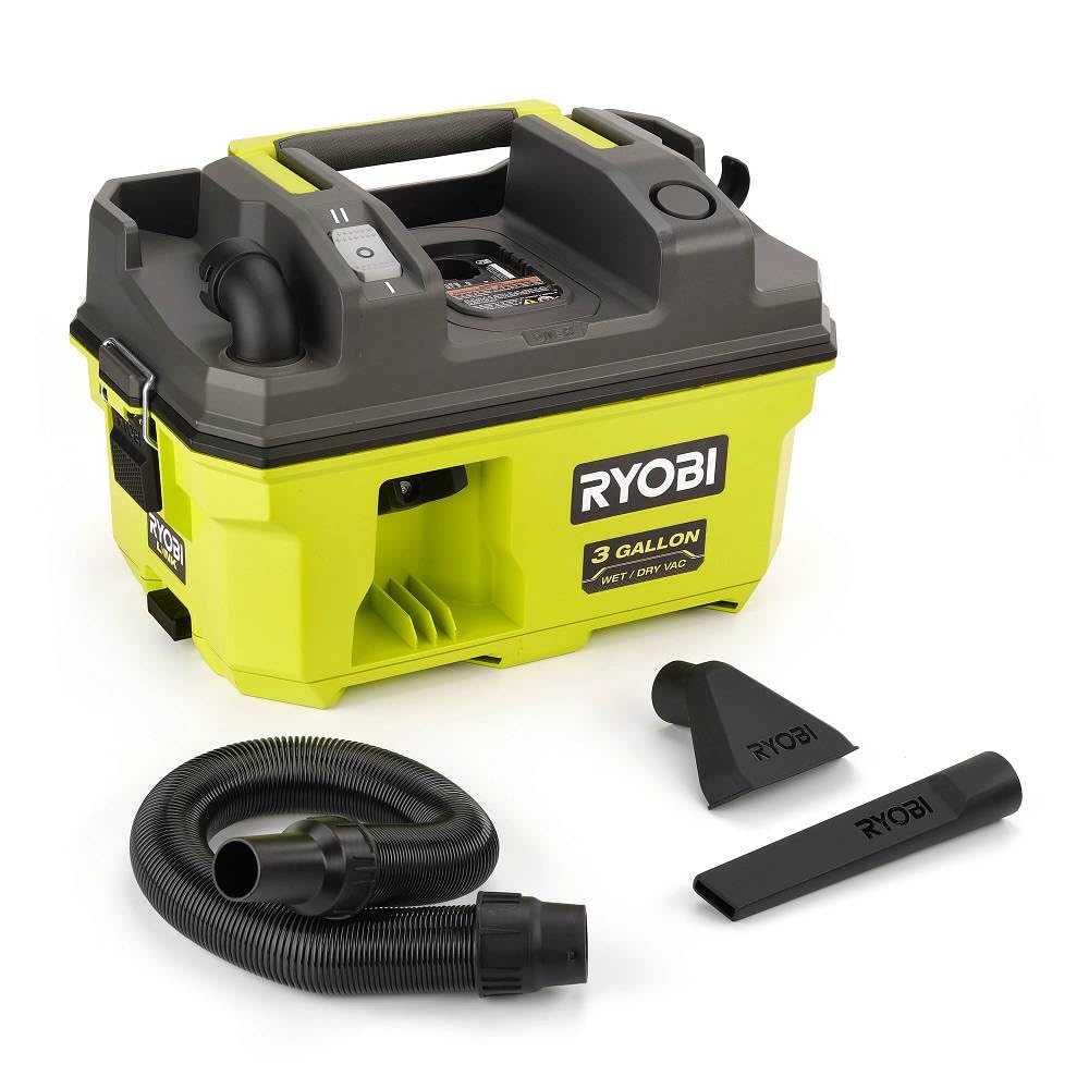 Open Box -  RYOBI ONE+ 18V LINK Cordless 3 Gal. Wet/Dry Vacuum (Tool Only), Greens