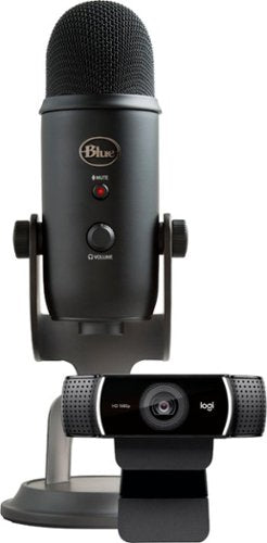 Certified Refurbished - YETI USB MIC  C922 PRO HD WEBCAM-BLACKOUT-USB-836213002070 BUNDLE W/C922 988-000432