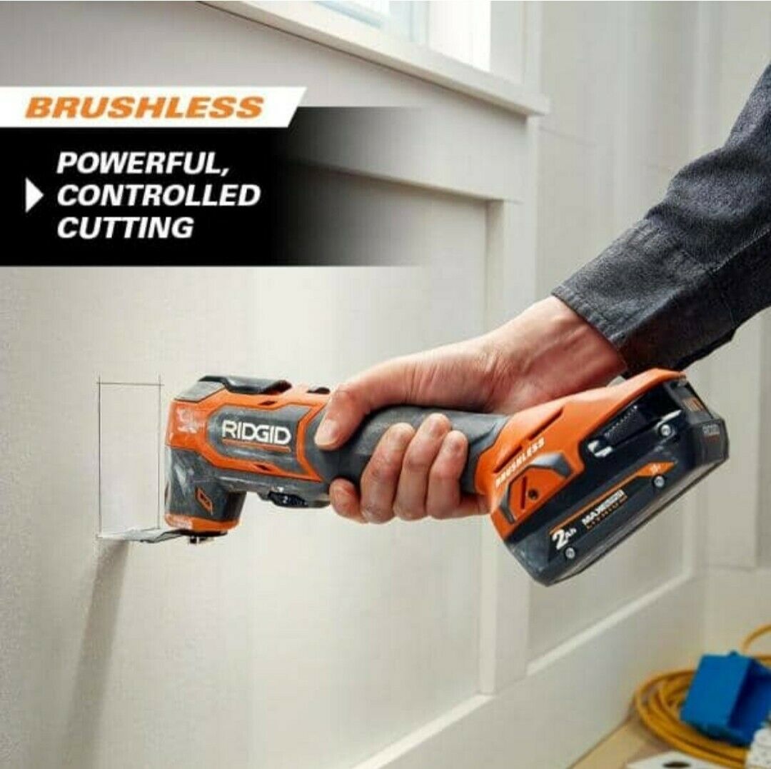 Open Box -  RIDGID 18V Brushless Cordless Oscillating Multi-Tool (Tool Only) RIDGIDBullseye Deals