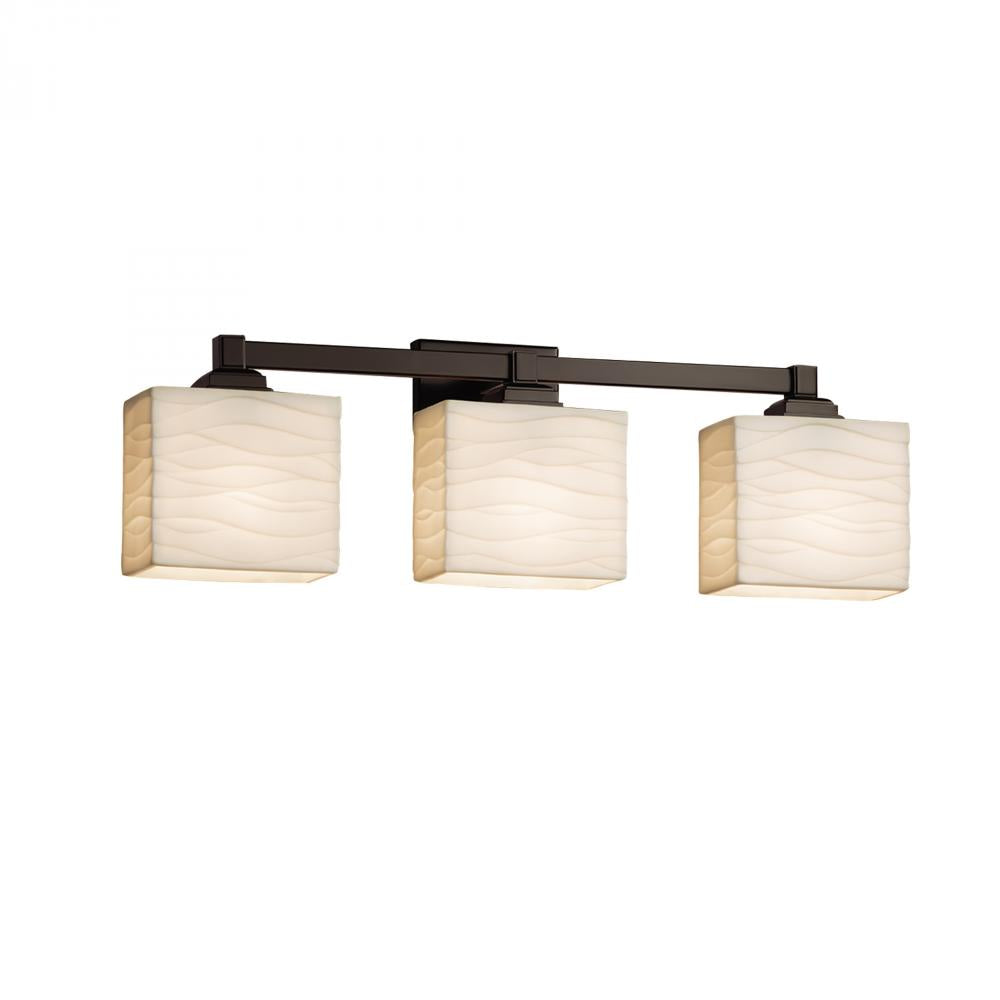 Open Box - Justice Design Group PNA-8433-55-WAVE-MBLK-LED3-2100 - Bathroom Fixtures