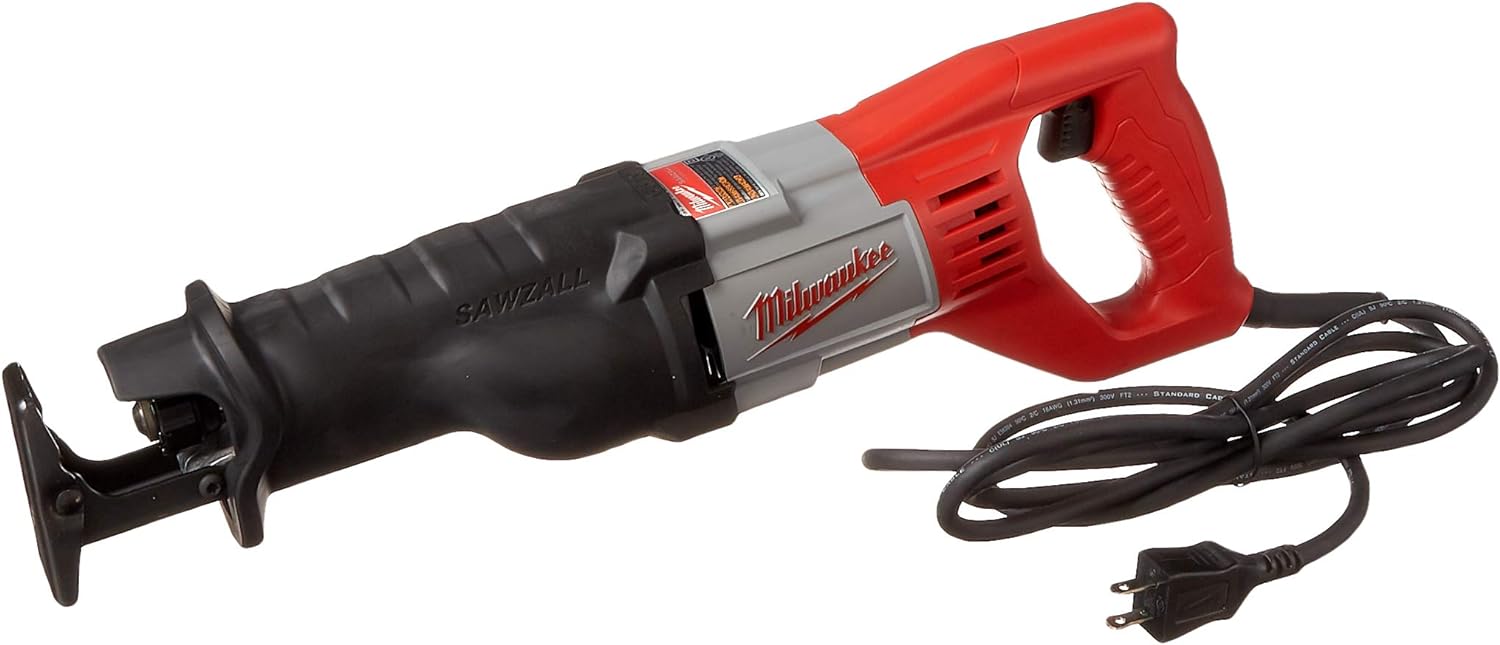 Open Box -  Milwaukee 12 Amp SAWZALL Reciprocating Saw with Case MilwaukeeBullseye Deals