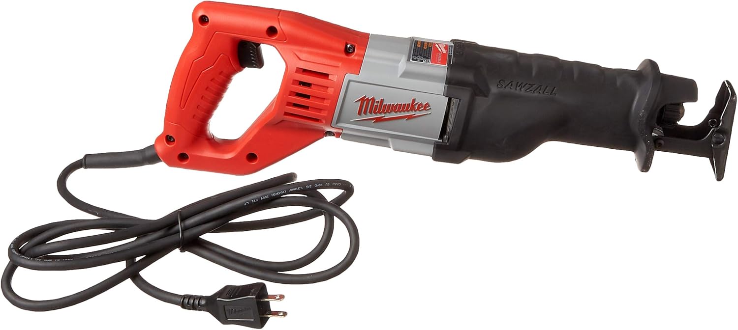 Open Box -  Milwaukee 12 Amp SAWZALL Reciprocating Saw with Case MilwaukeeBullseye Deals