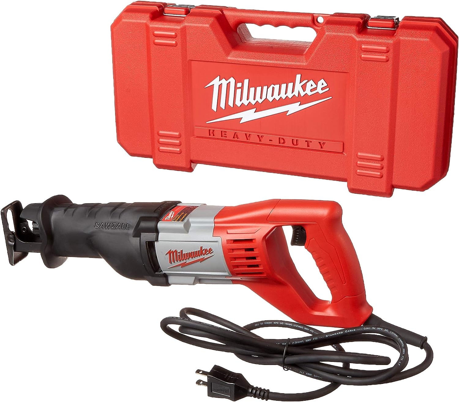 Open Box -  Milwaukee 12 Amp SAWZALL Reciprocating Saw with Case MilwaukeeBullseye Deals