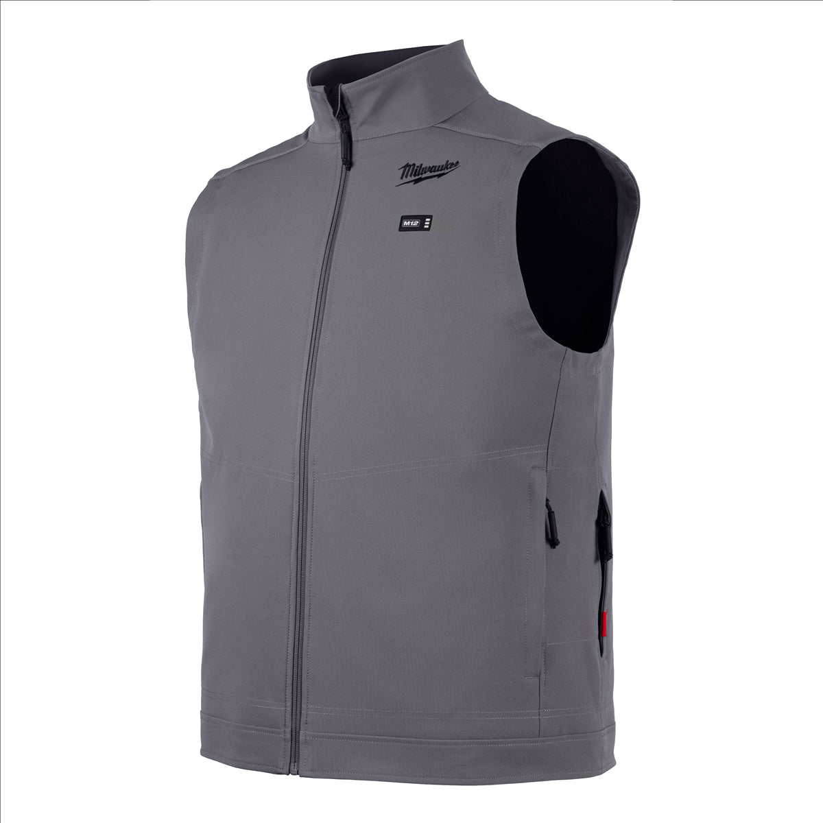 Open Box -  Milwaukee Tool Men's Large M12 12V Lithium-Ion Cordless TOUGHSHELL Gray Heated Vest (Vest Only) Milwaukee ToolBullseye Deals