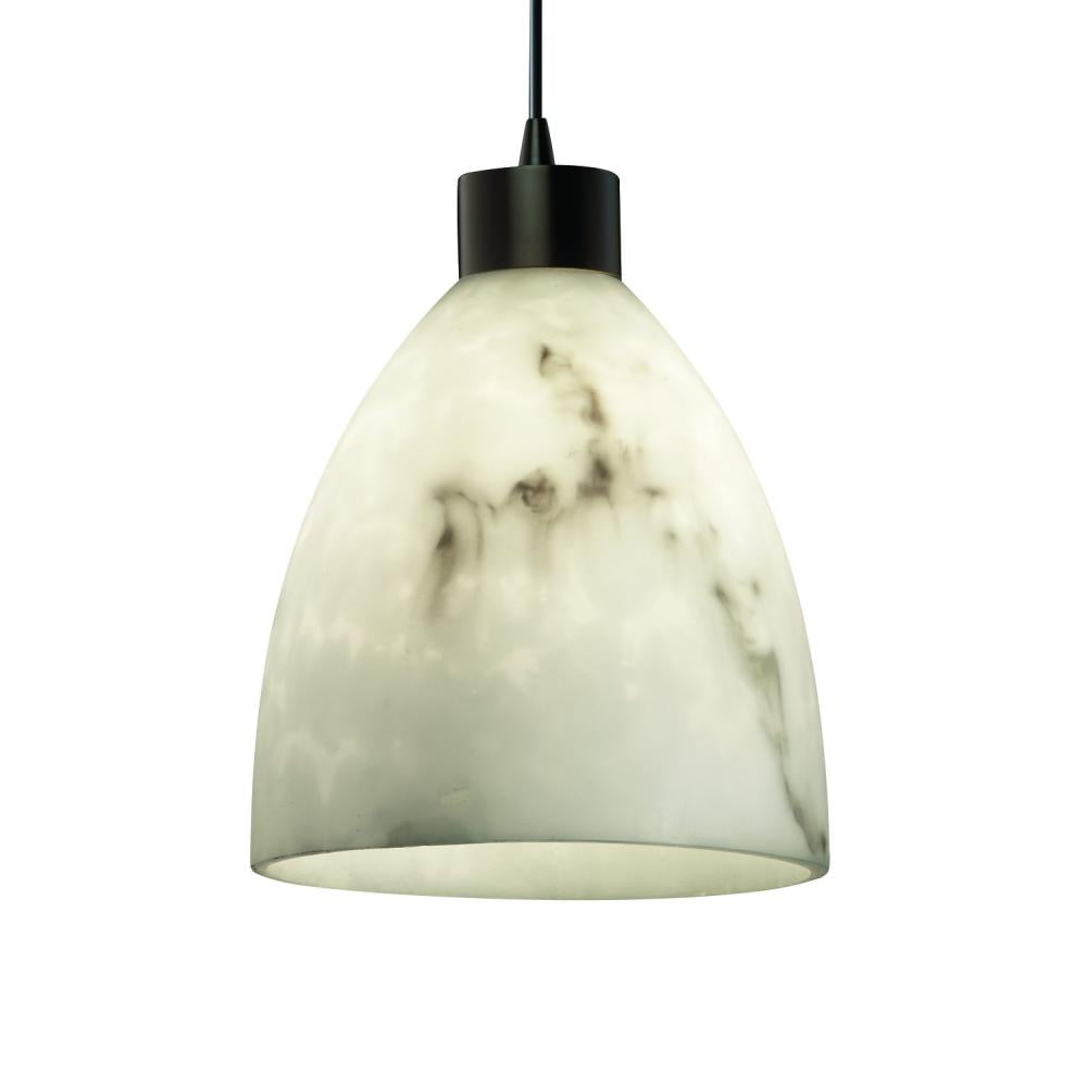 Open Box - Justice Design Group FAL-8814-18-MBLK-RIGID - Pendants Indoor Lighting