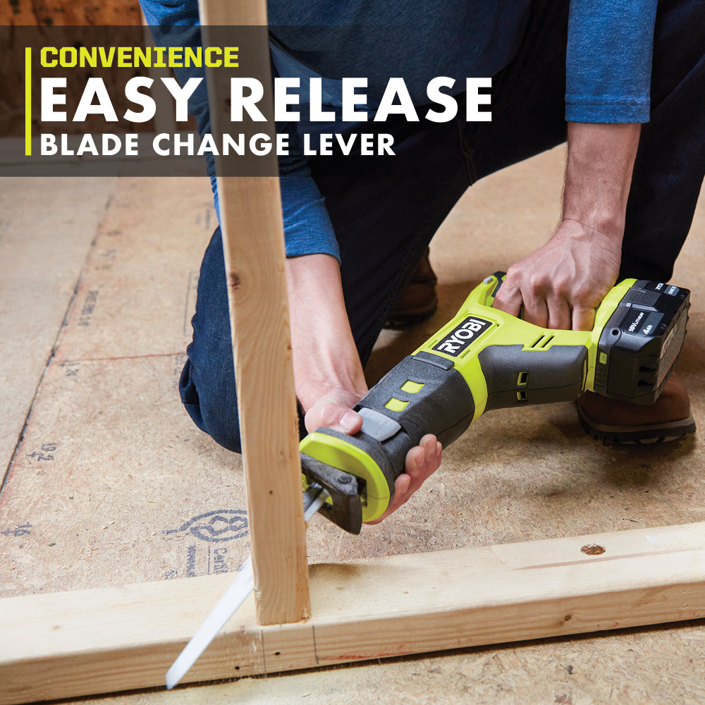 Open Box - RYOBI ONE+ 18V Cordless Reciprocating Saw (Tool Only)