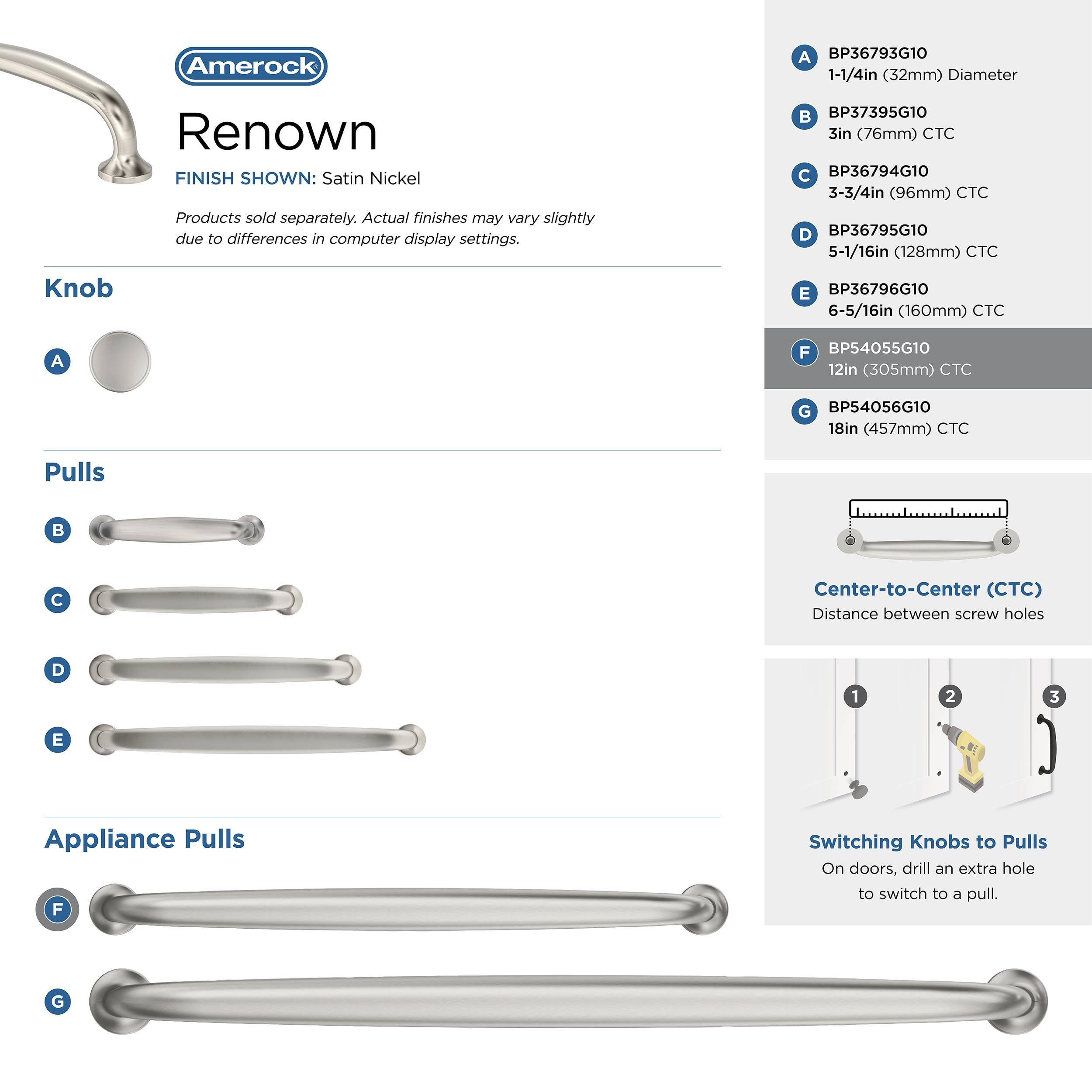 Open Box - Amerock BP54055G10 - Pulls Cabinet Hardware