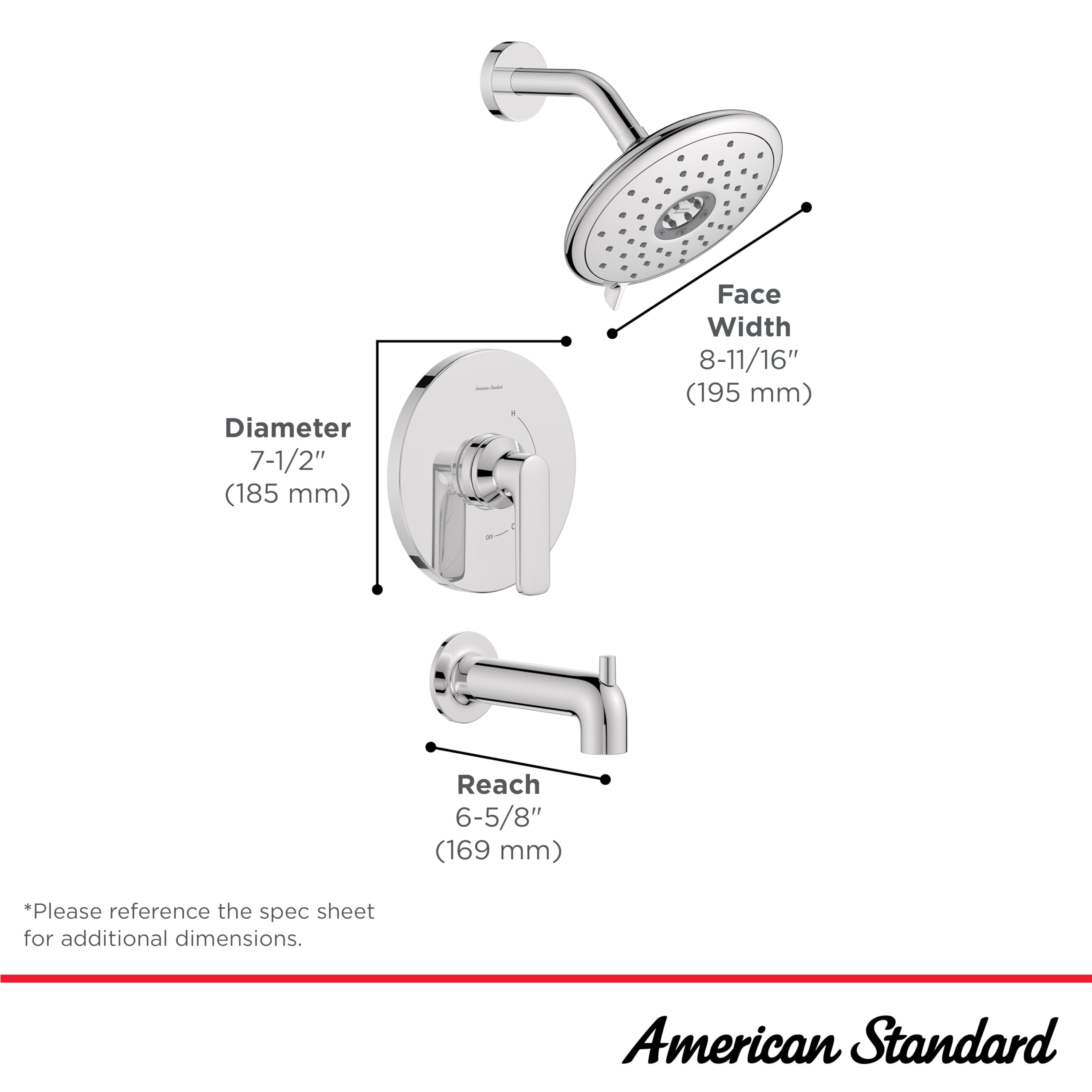 Open Box - American Standard TU061508.295 - Tub and Shower Showers