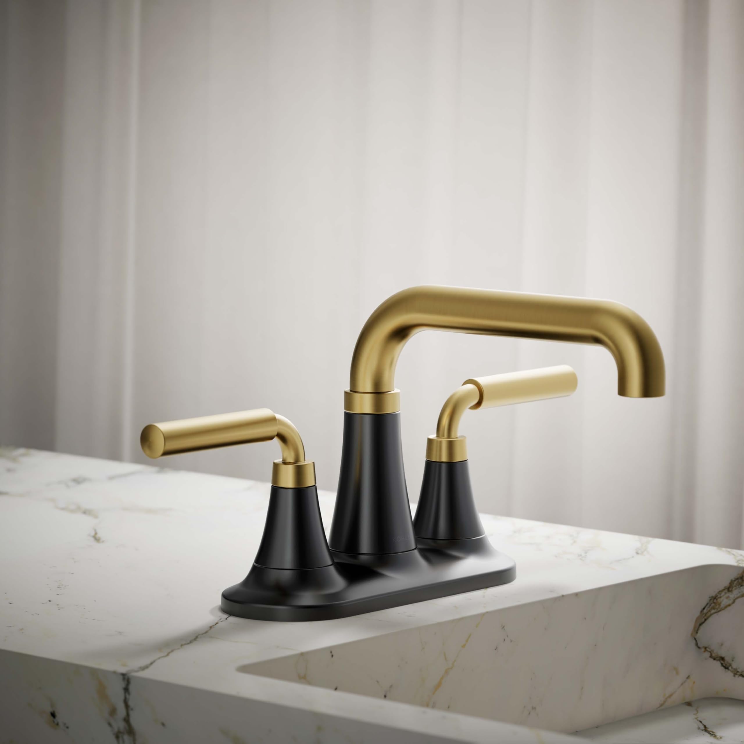 Open Box - Kohler K-27414-4N-BMB - Bathroom Sink Faucets Faucet