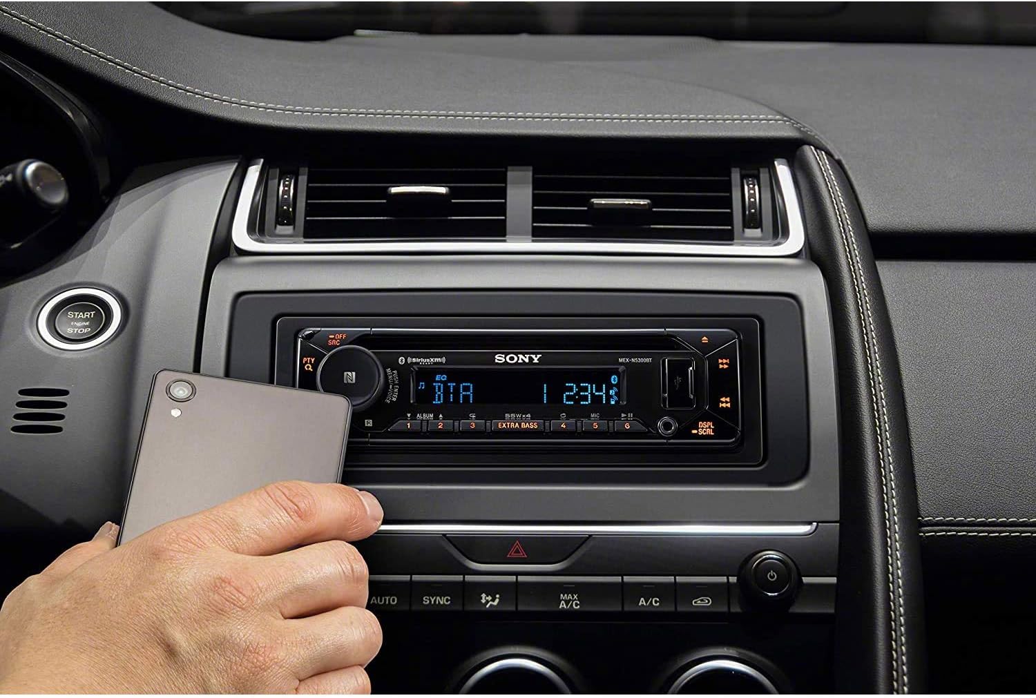 Sony MEX-N5300BT Car Stereo Single Din Radio with Bluetooth, CD Player, USB/AUX